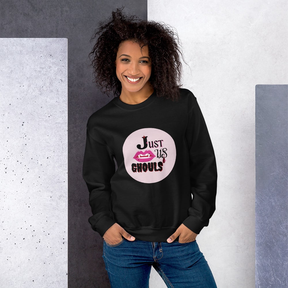 Candy Crew Neck Sweatshirt - Just Us Ghouls - Black - Image 2