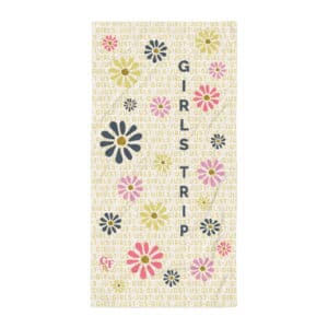 Far Out & Fabulous Terrific Towel, Baby! Girls Trip -  Dancing Dasies Gold