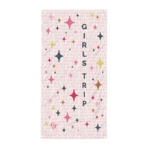 Far Out & Fabulous Terrific Towel, Baby! Girls Trip - Sparkles Galore - Pink