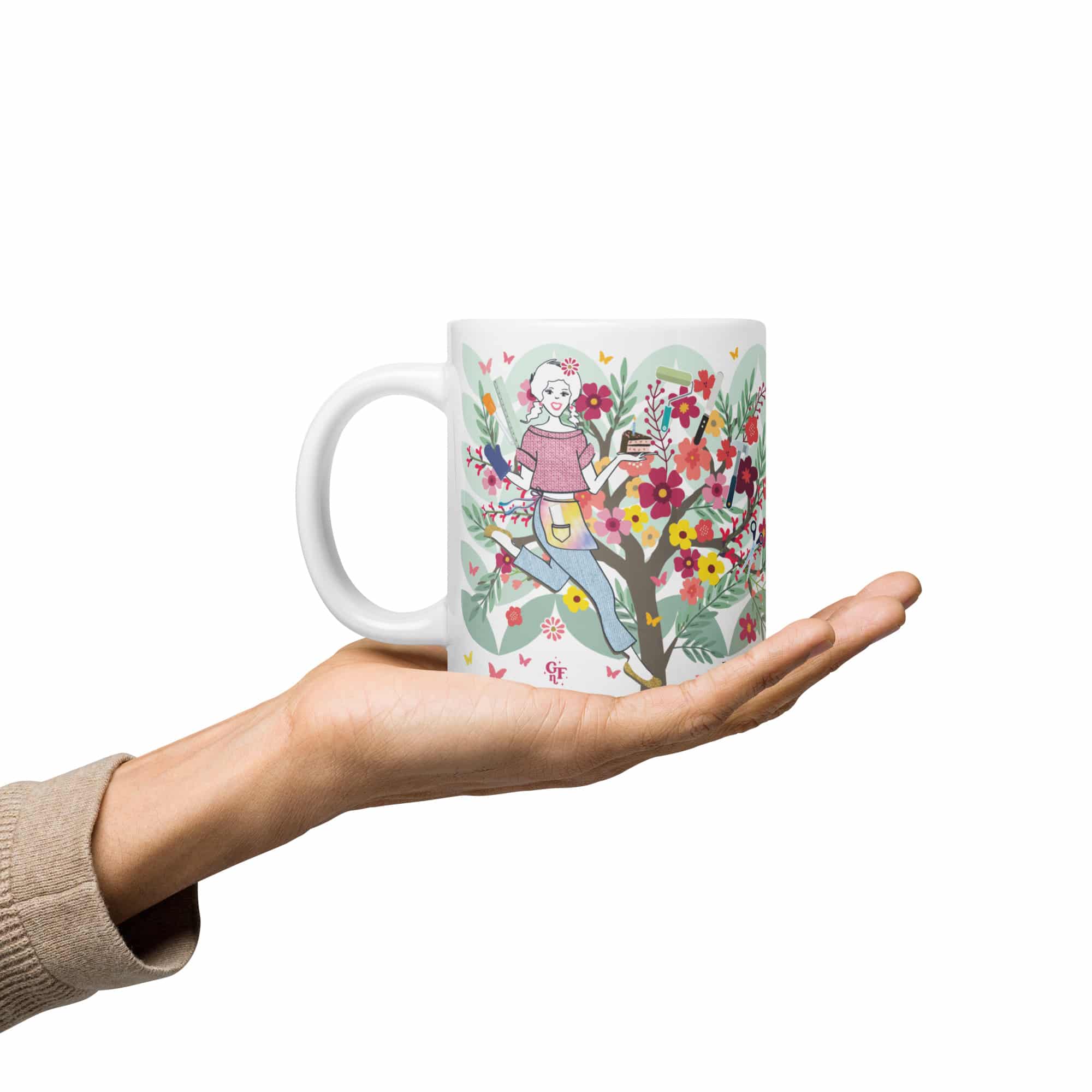 Ms. DIY Graphic Mug - 20 oz - Image 2