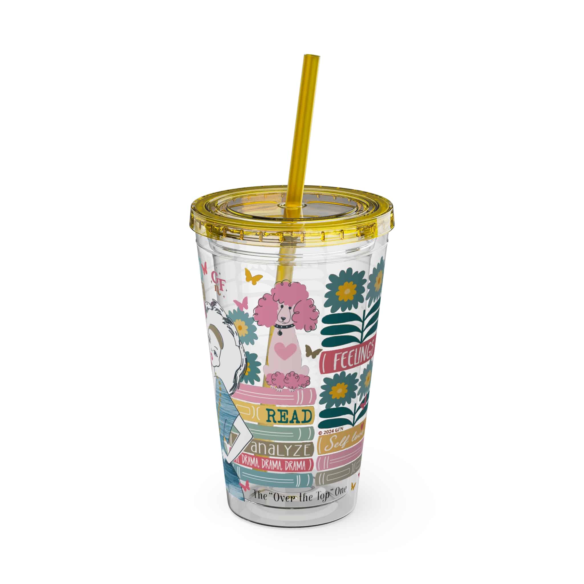 Ms. Extra Sunsplash Tumbler with Straw, 16oz - 2 - Image 34