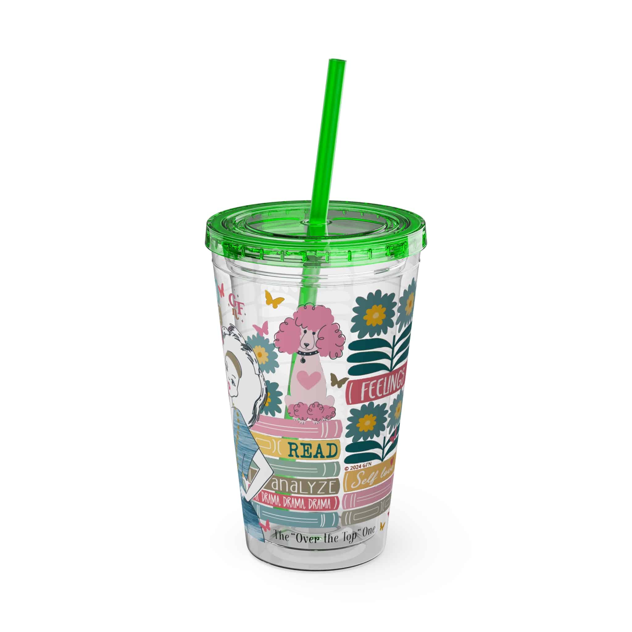 Ms. Extra Sunsplash Tumbler with Straw, 16oz - 2 - Image 10