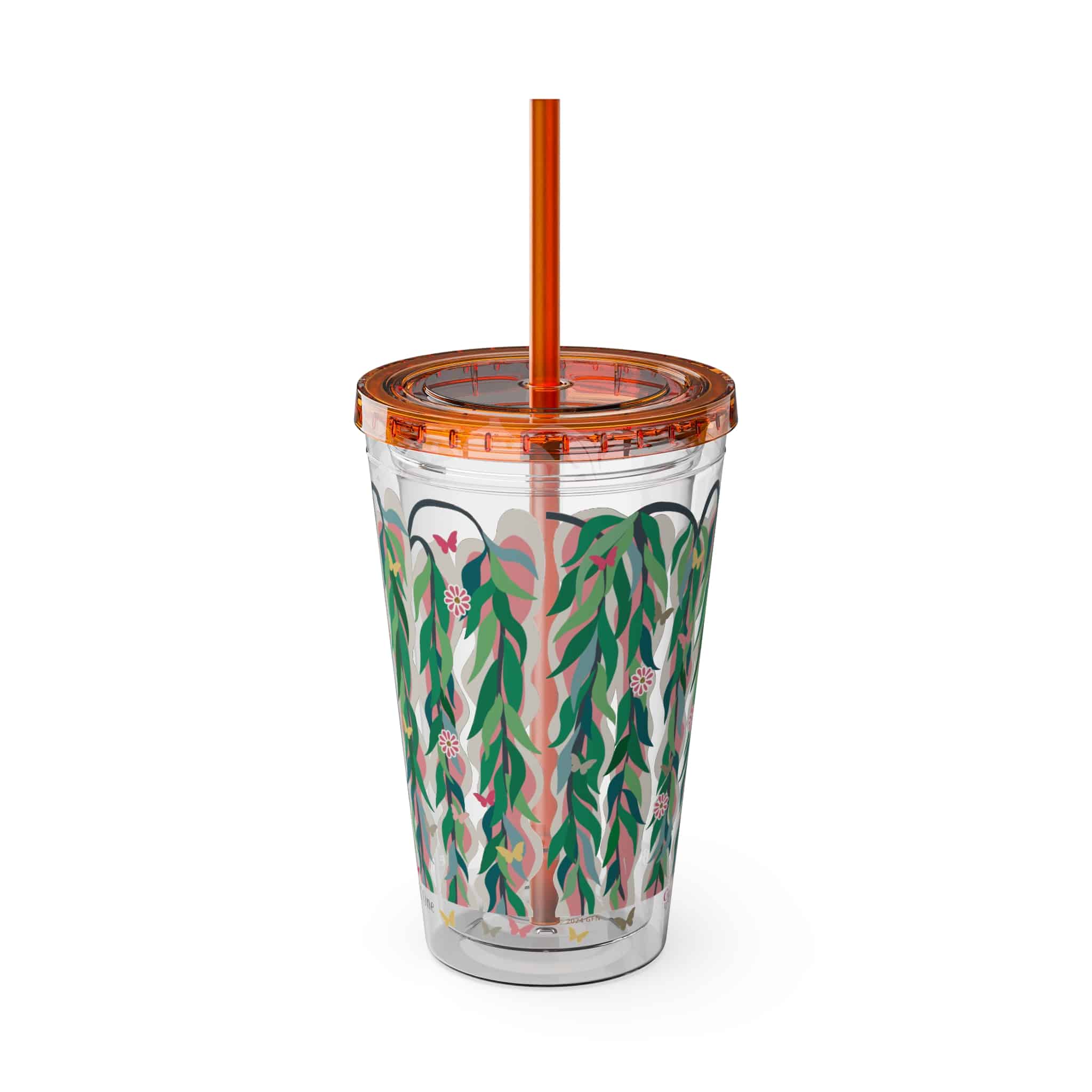 Ms. Boho Sunsplash Tumbler with Straw, 16oz - Image 39