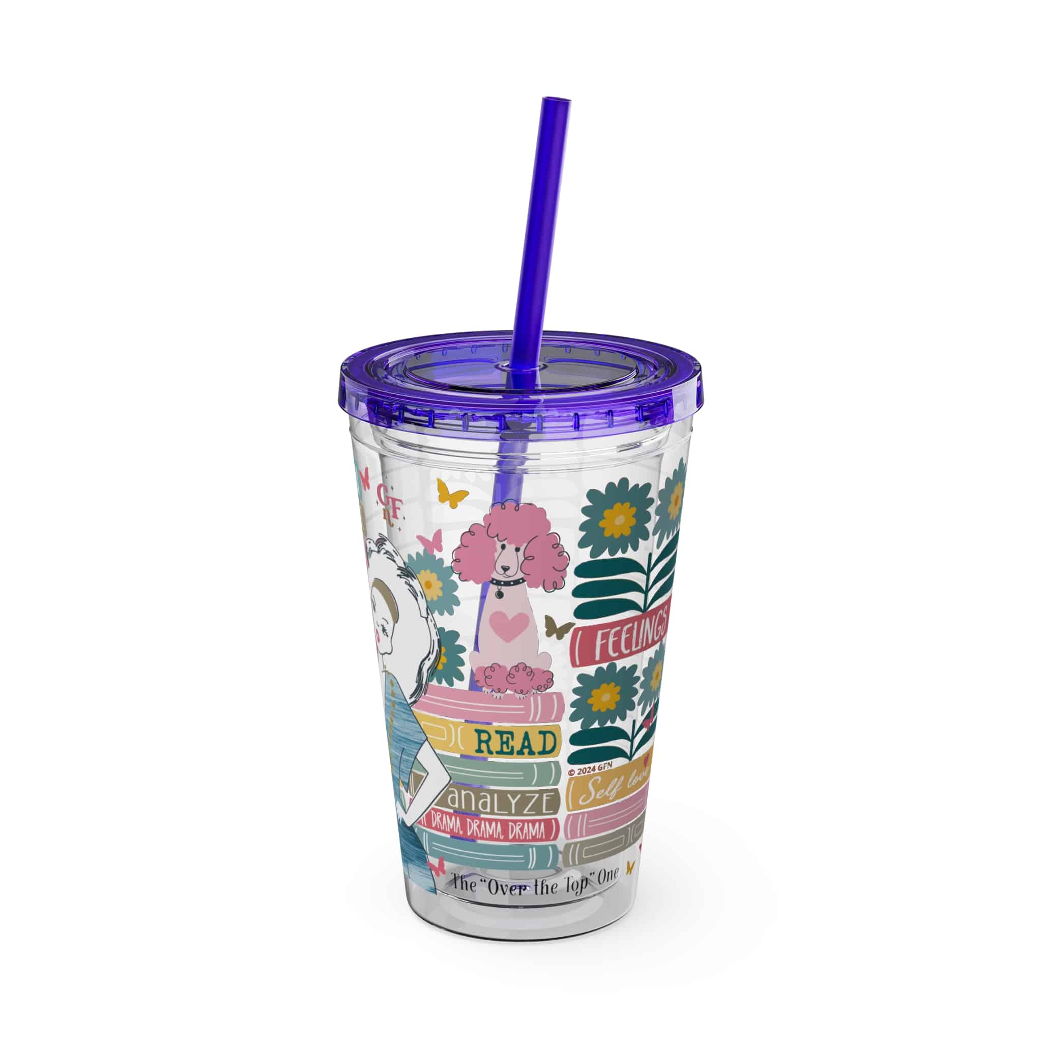 Ms. Extra Sunsplash Tumbler with Straw, 16oz - 2 - Image 40