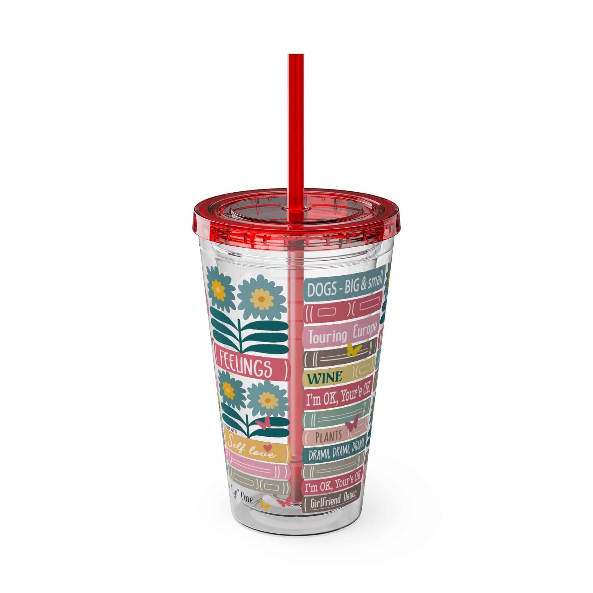 Ms. Extra Sunsplash Tumbler with Straw, 16oz - 2 - Image 45