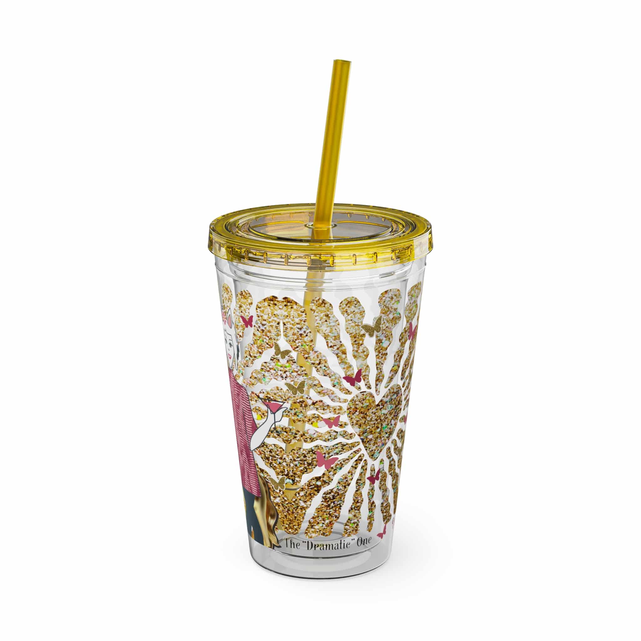 Ms. High Maintenance Sunsplash Tumbler with Straw, 16oz - Image 34