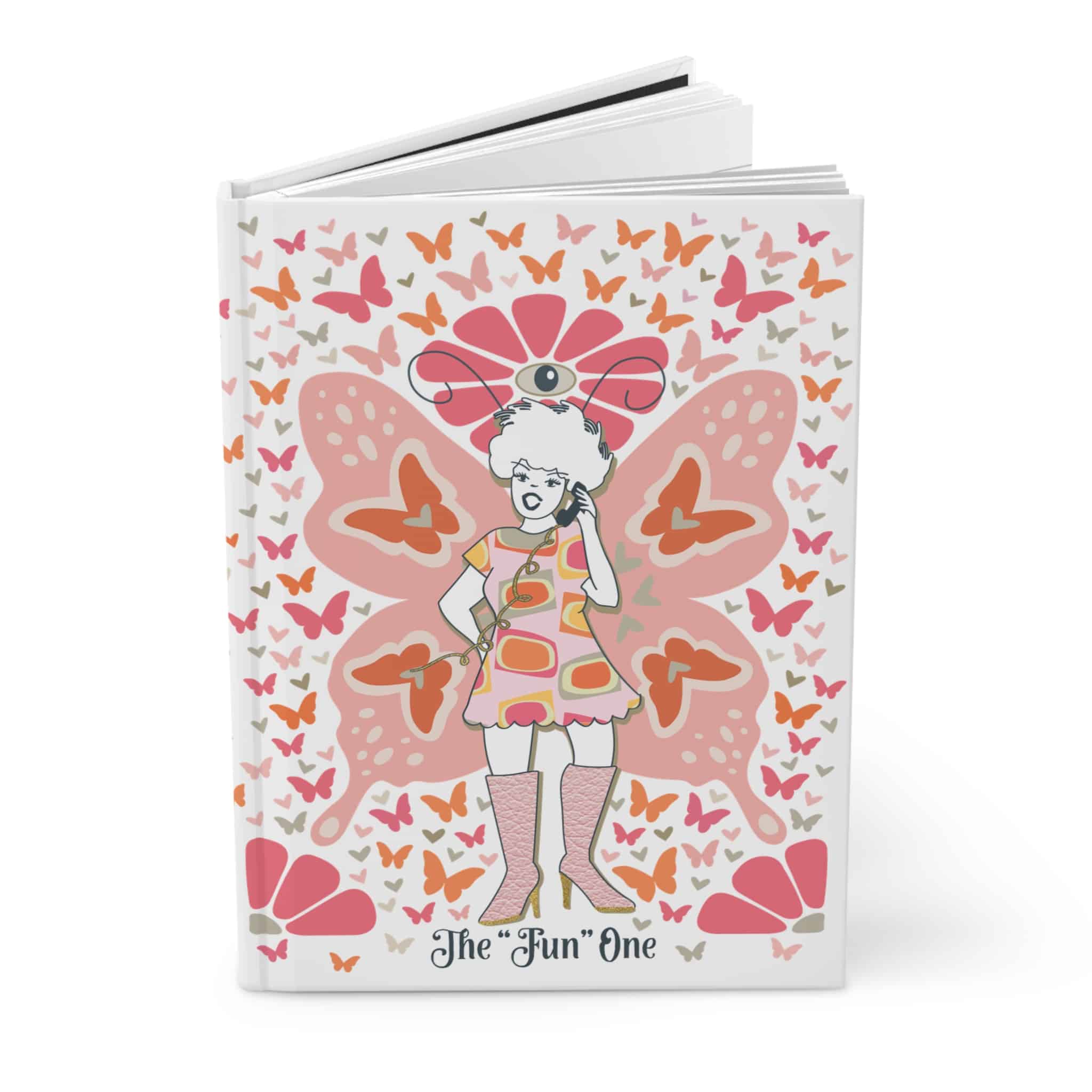Ms. Social Hardcover Journal