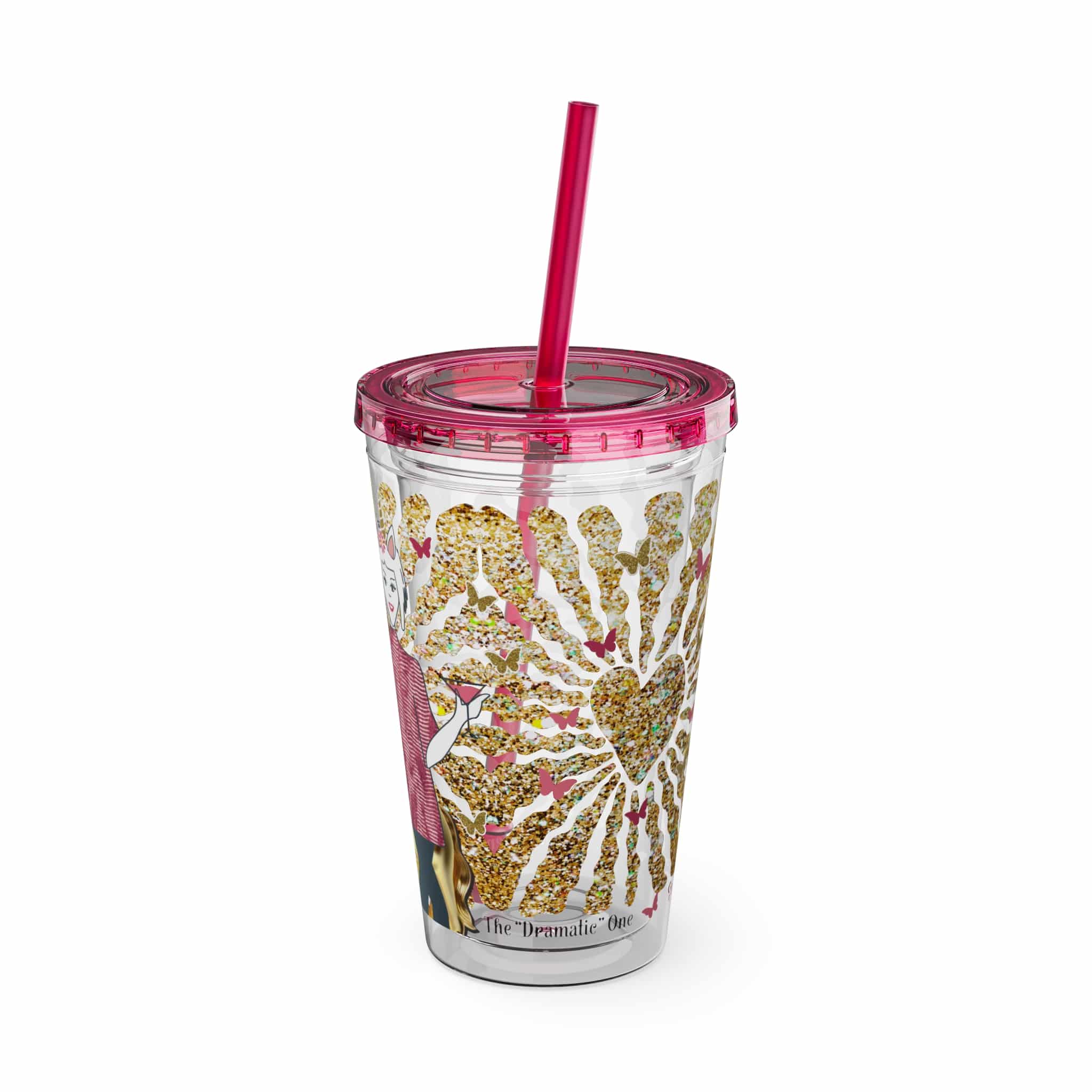 Ms. High Maintenance Sunsplash Tumbler with Straw, 16oz - Image 22