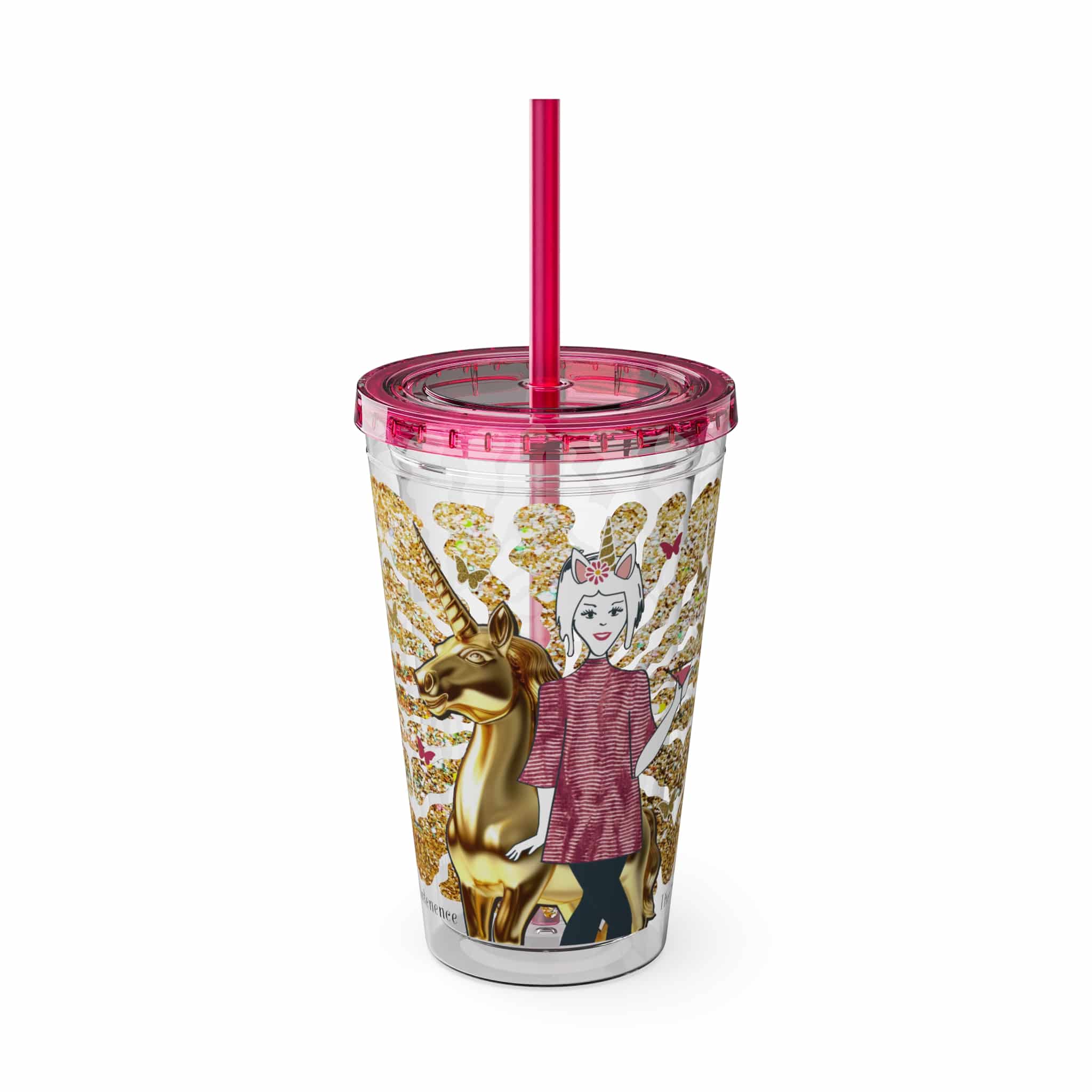 Ms. High Maintenance Sunsplash Tumbler with Straw, 16oz - Image 19