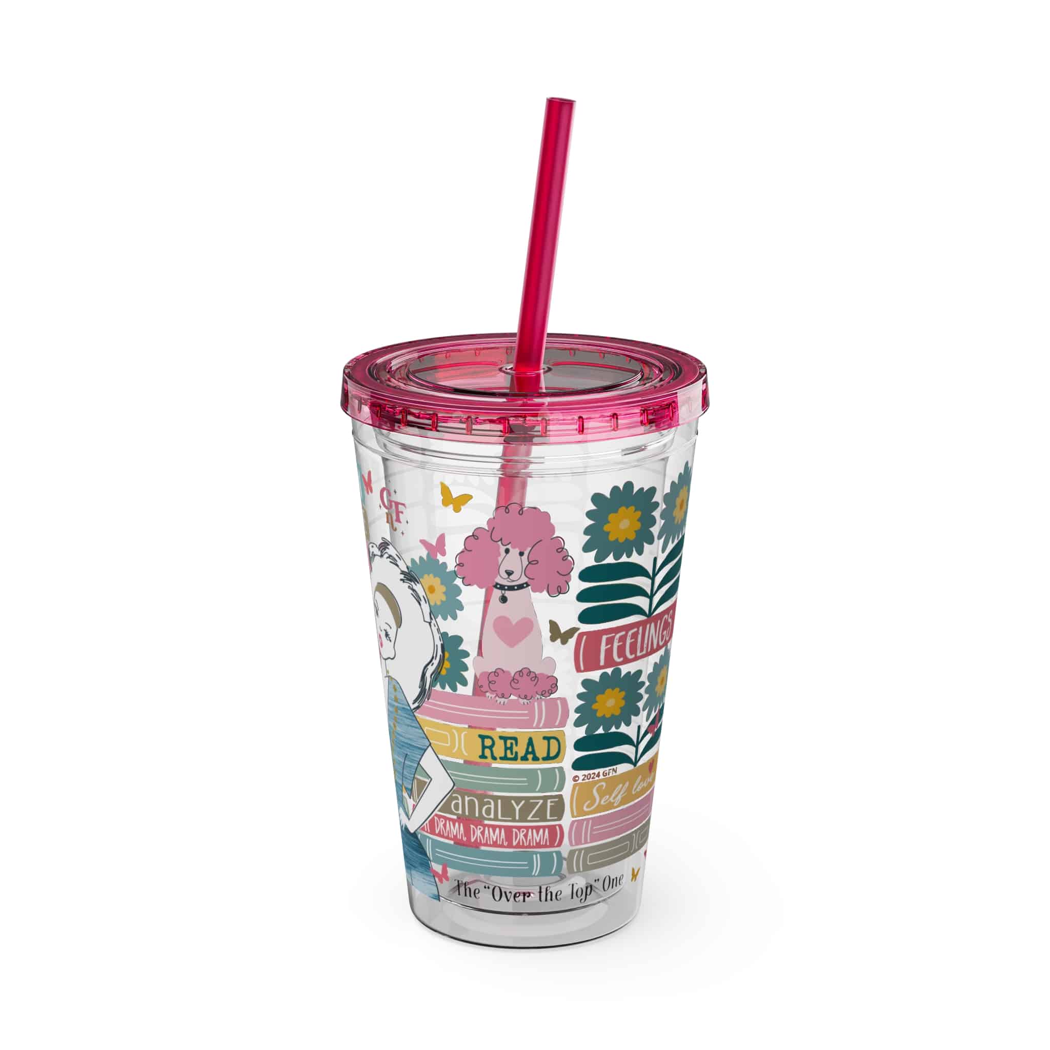 Ms. Extra Sunsplash Tumbler with Straw, 16oz - 2 - Image 22