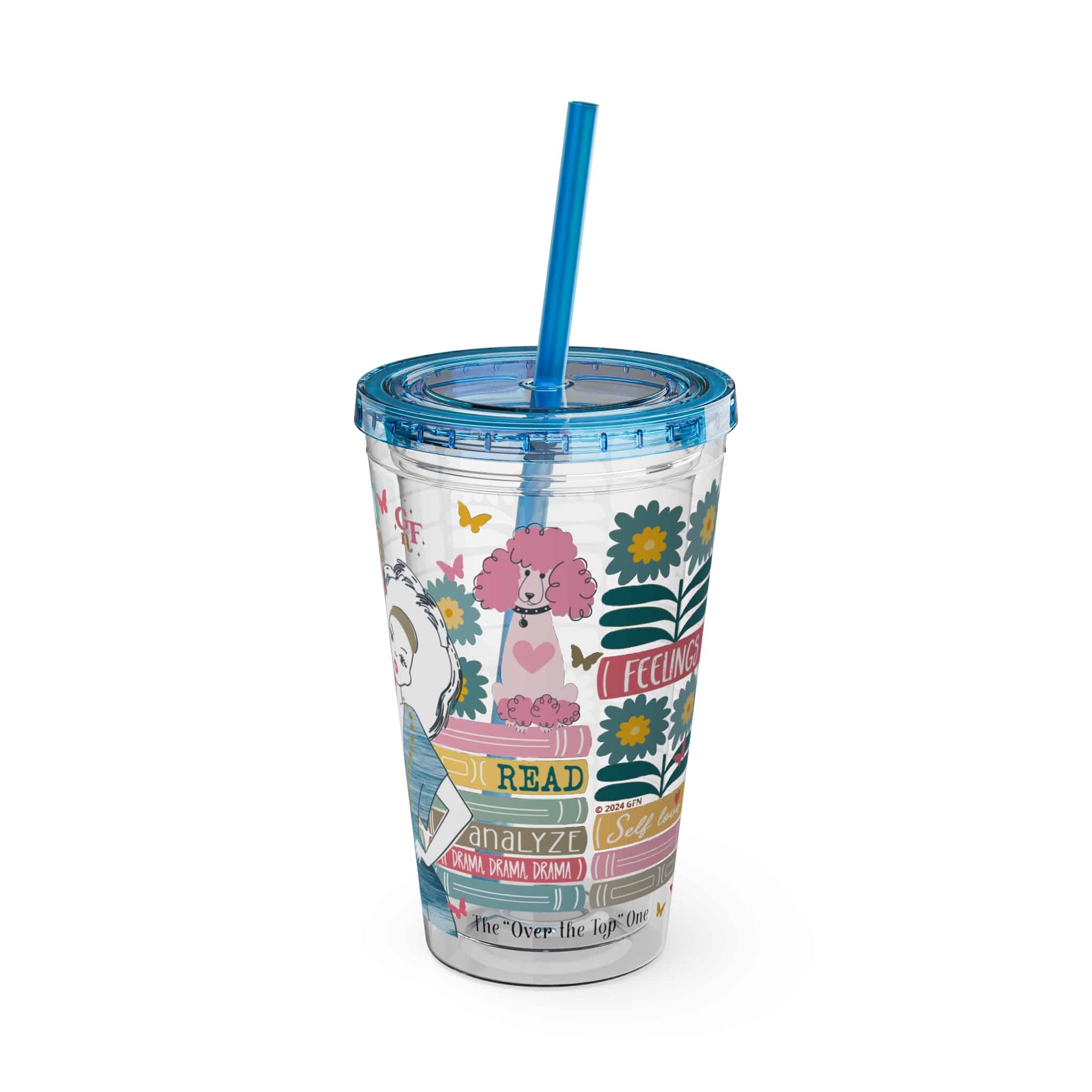 Ms. Extra Sunsplash Tumbler with Straw, 16oz - 2 - Image 28