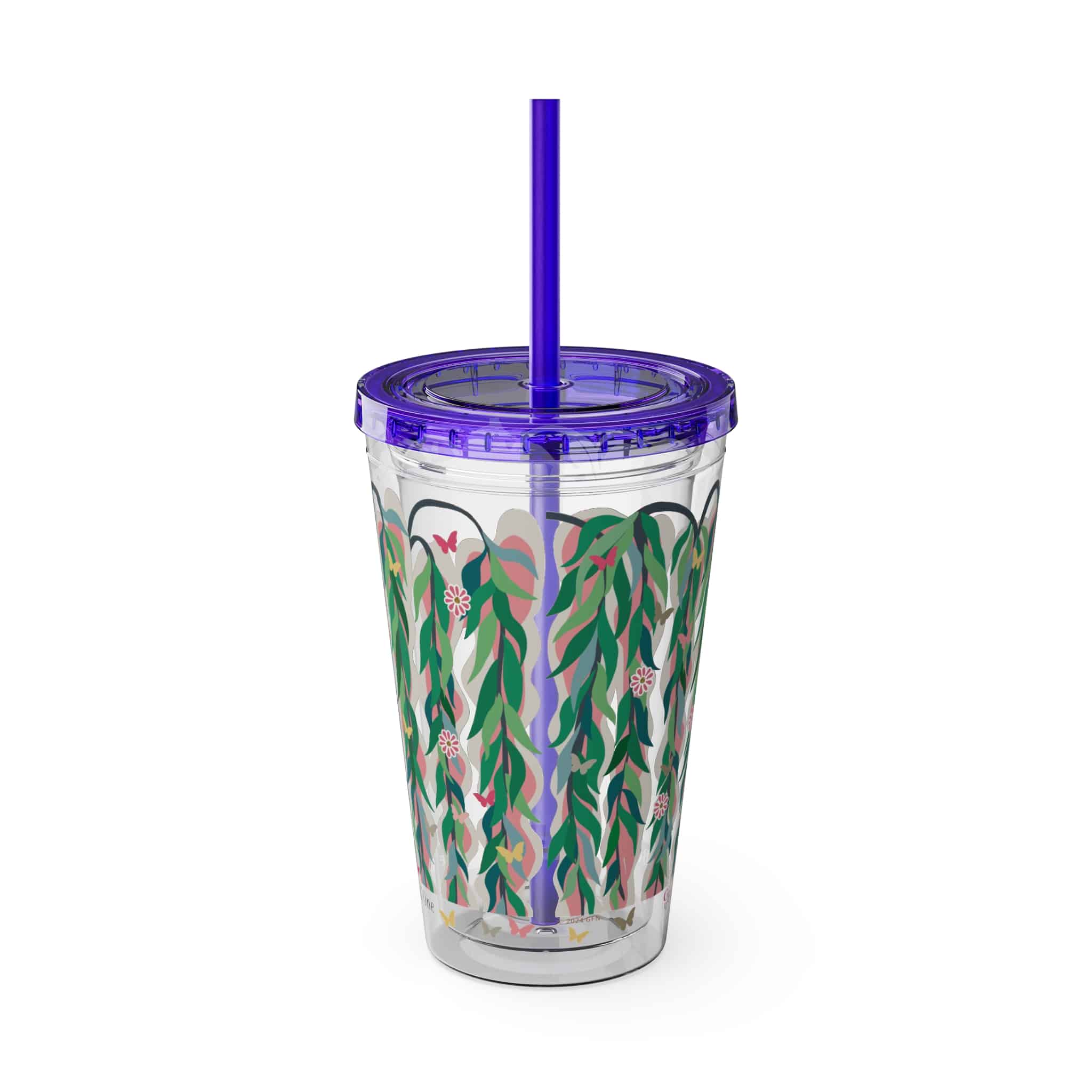 Ms. Boho Sunsplash Tumbler with Straw, 16oz - Image 33