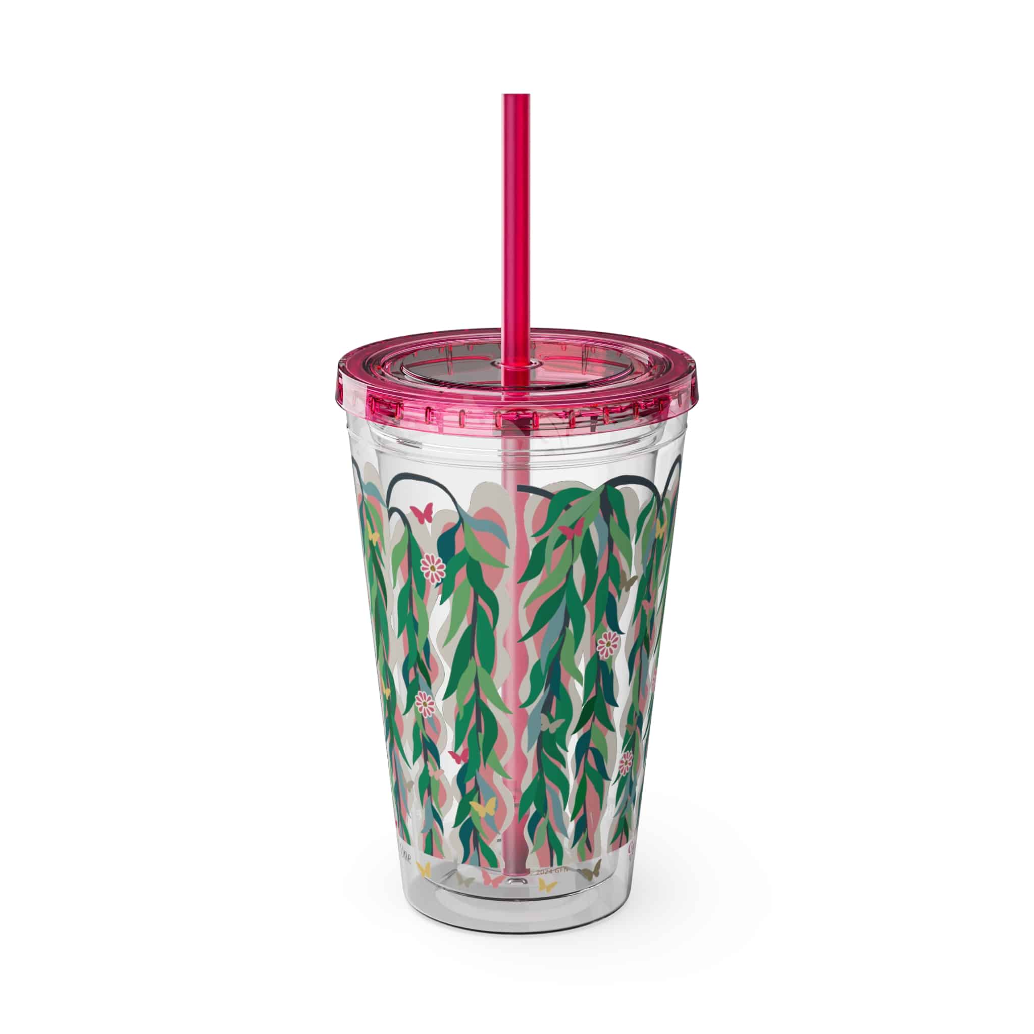 Ms. Boho Sunsplash Tumbler with Straw, 16oz - Image 15