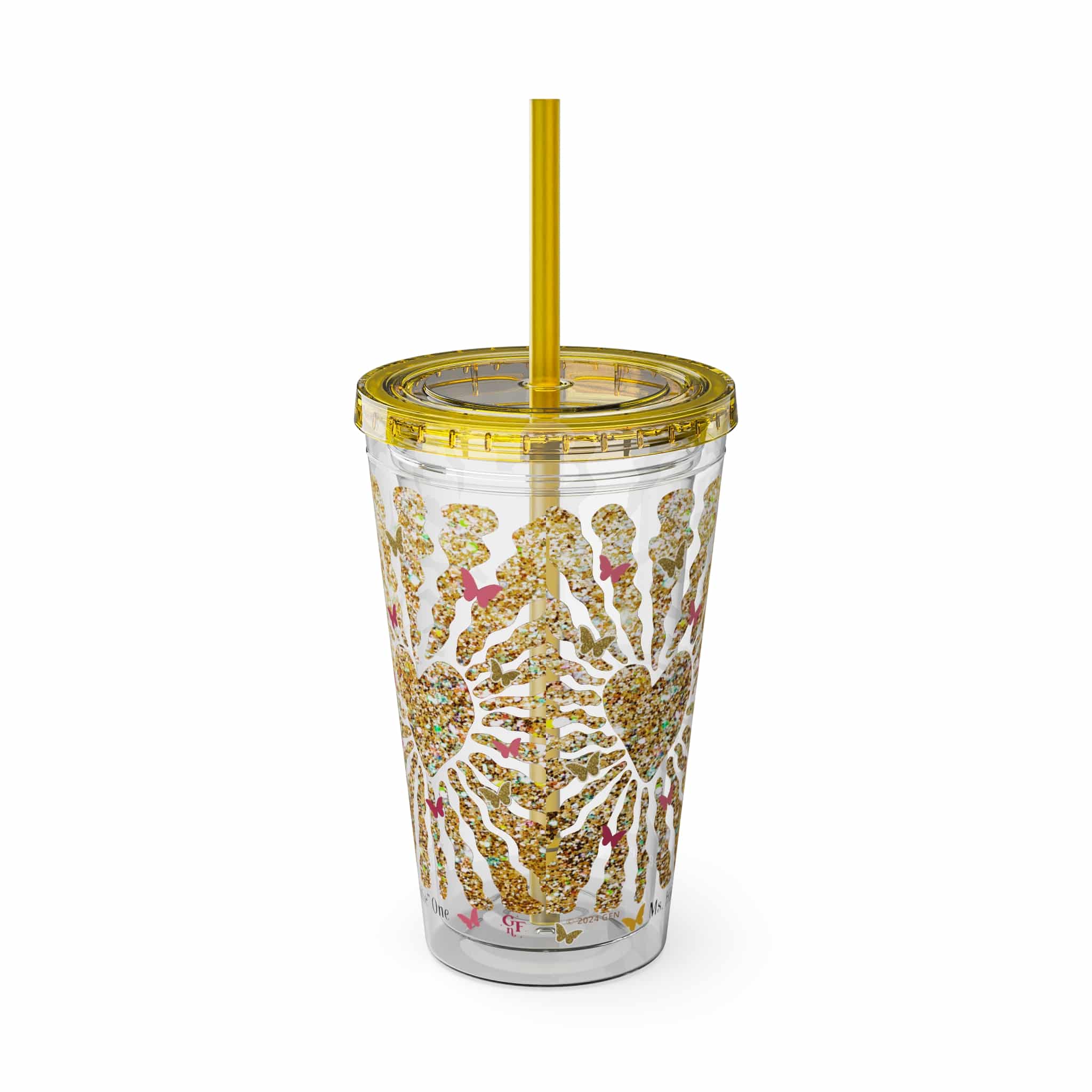 Ms. High Maintenance Sunsplash Tumbler with Straw, 16oz - Image 33