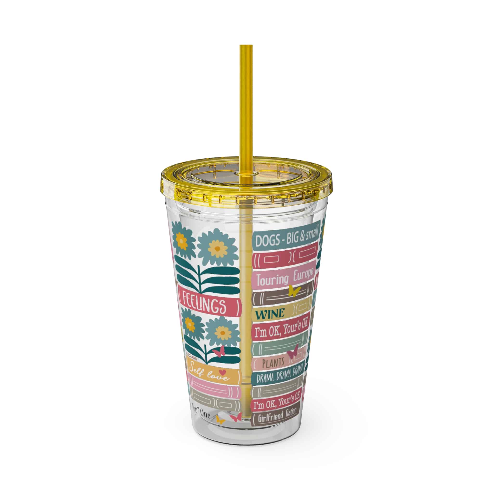 Ms. Extra Sunsplash Tumbler with Straw, 16oz - 2 - Image 33