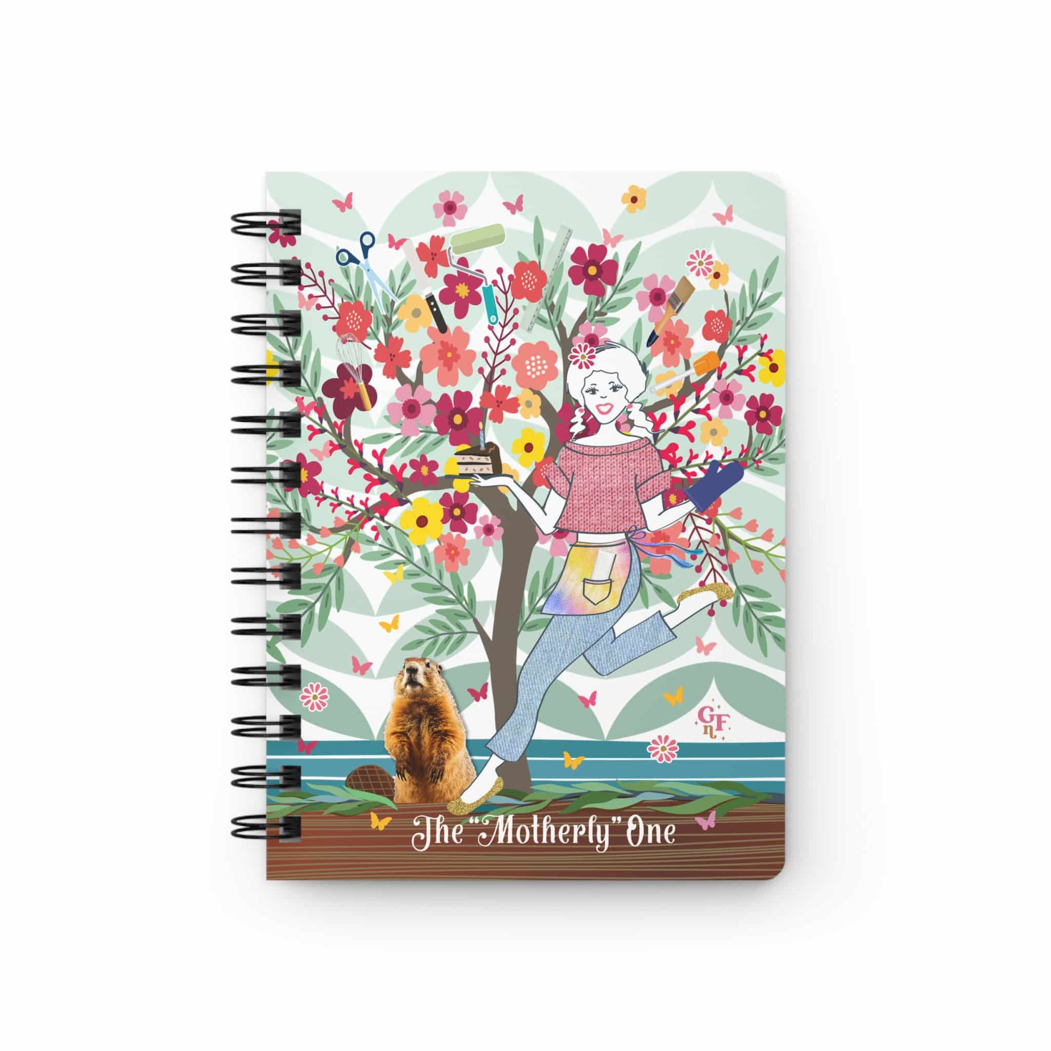 Ms. DIY Spiral Journal