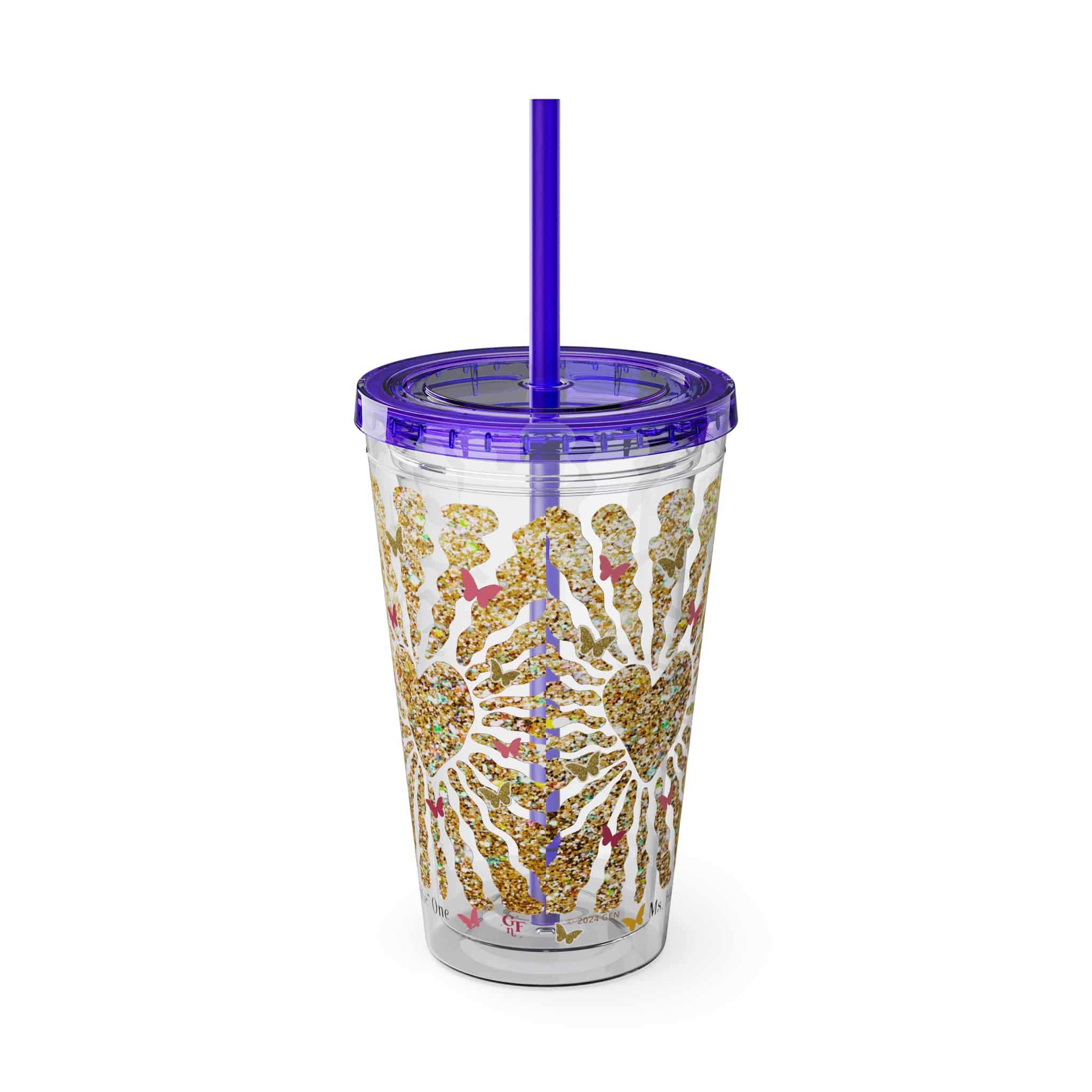 Ms. High Maintenance Sunsplash Tumbler with Straw, 16oz - Image 39