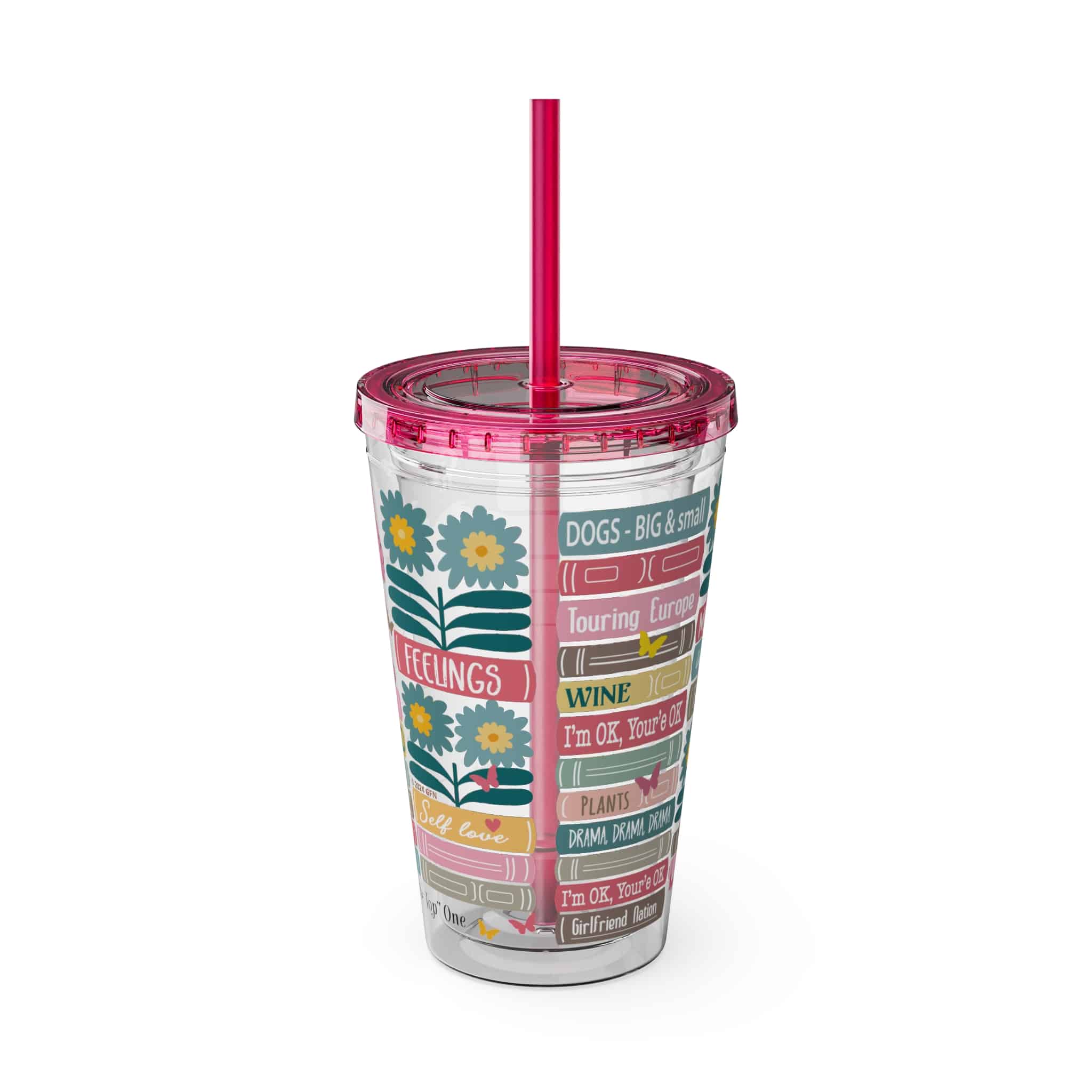 Ms. Extra Sunsplash Tumbler with Straw, 16oz - 2 - Image 21