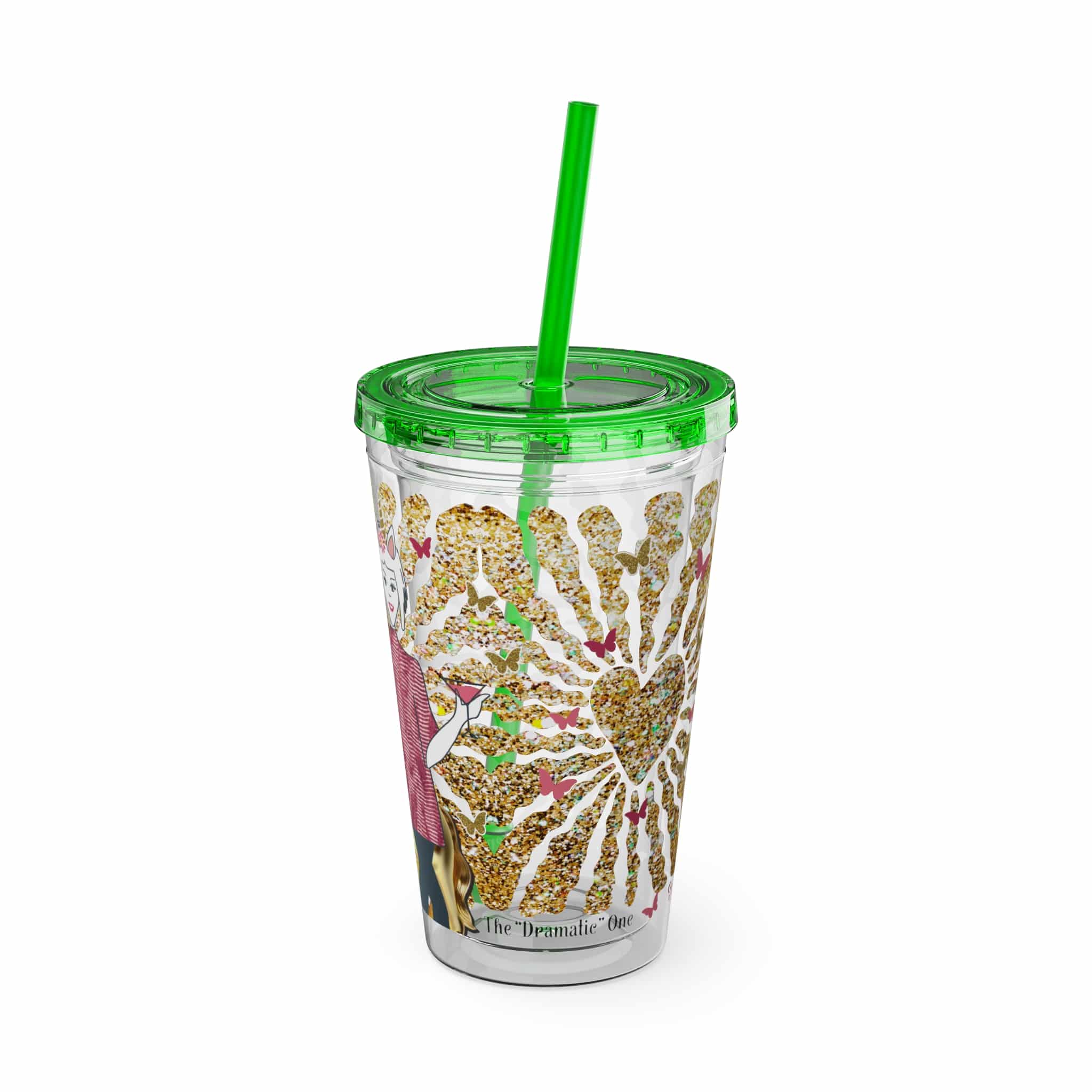 Ms. High Maintenance Sunsplash Tumbler with Straw, 16oz - Image 10