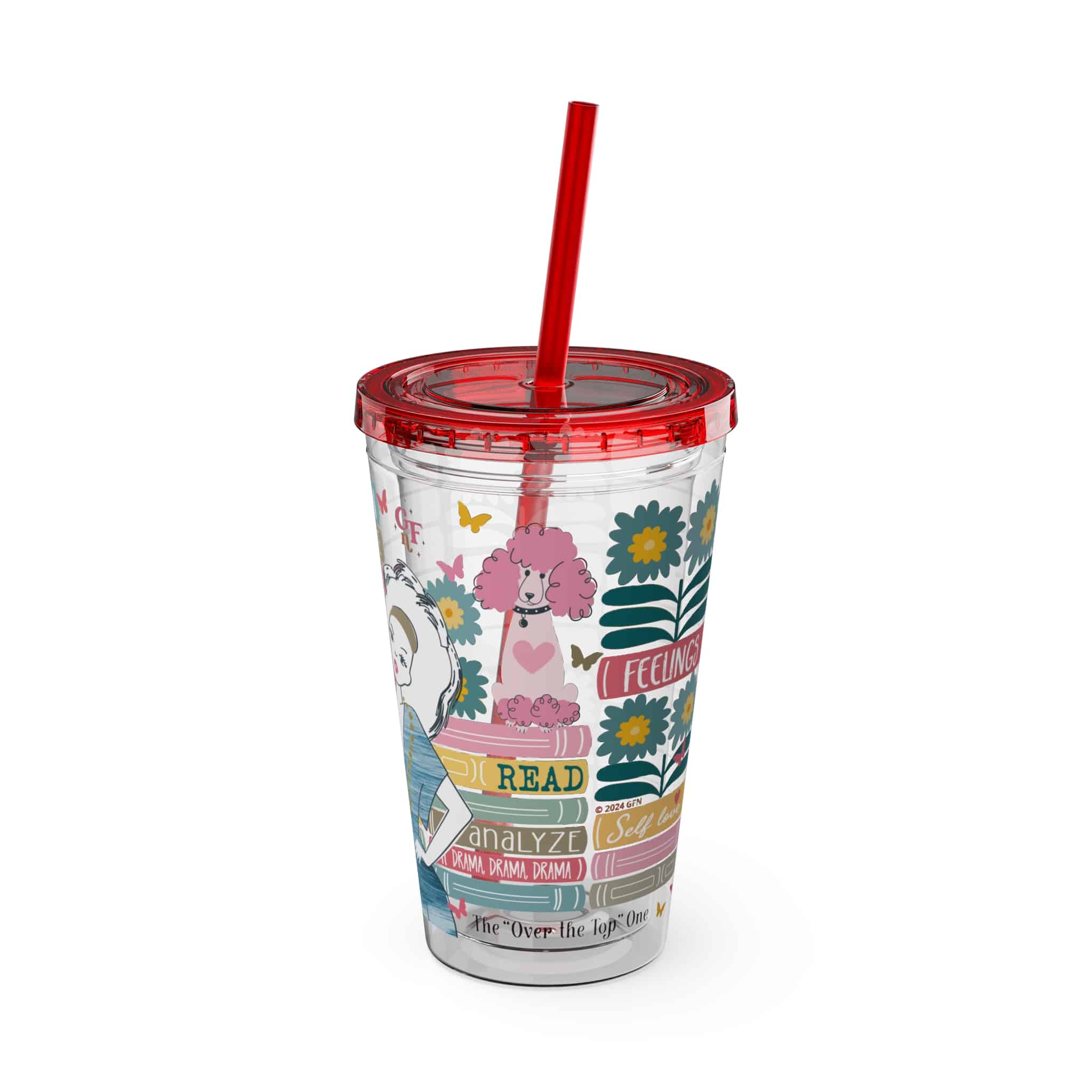 Ms. Extra Sunsplash Tumbler with Straw, 16oz - 2 - Image 46