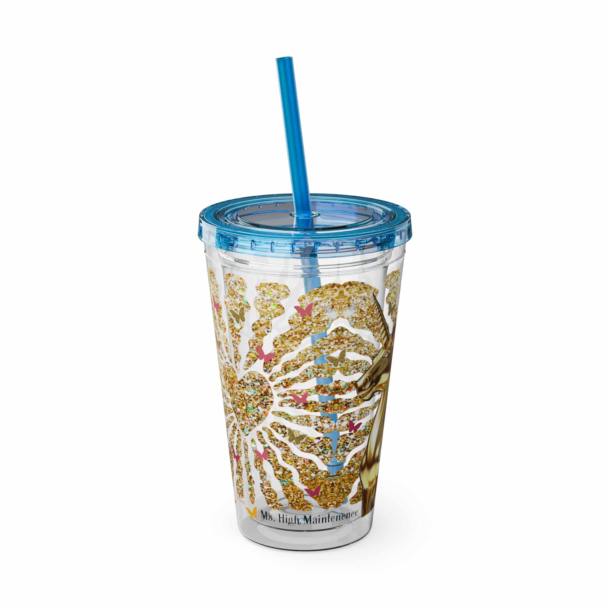 Ms. High Maintenance Sunsplash Tumbler with Straw, 16oz - Image 26