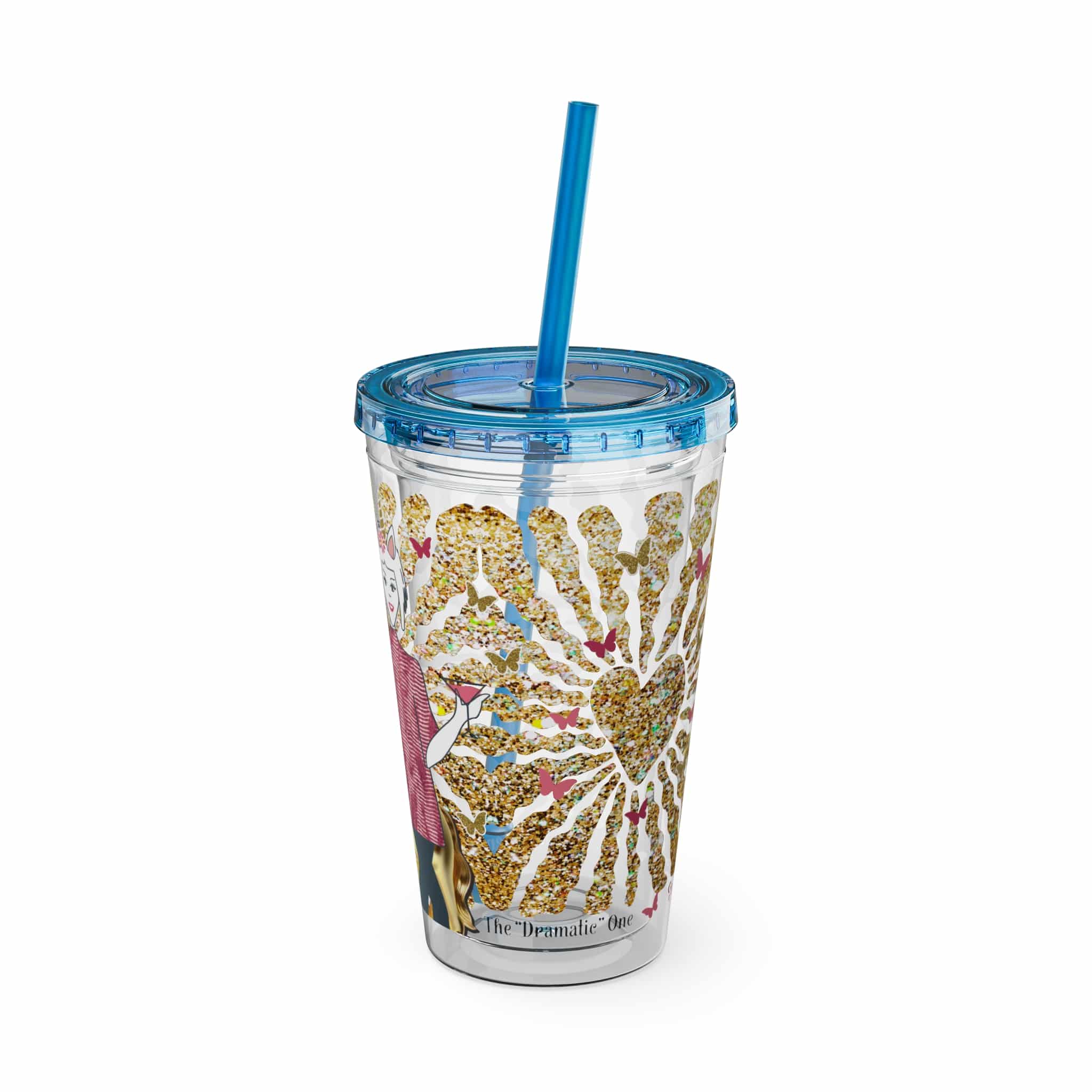 Ms. High Maintenance Sunsplash Tumbler with Straw, 16oz - Image 28