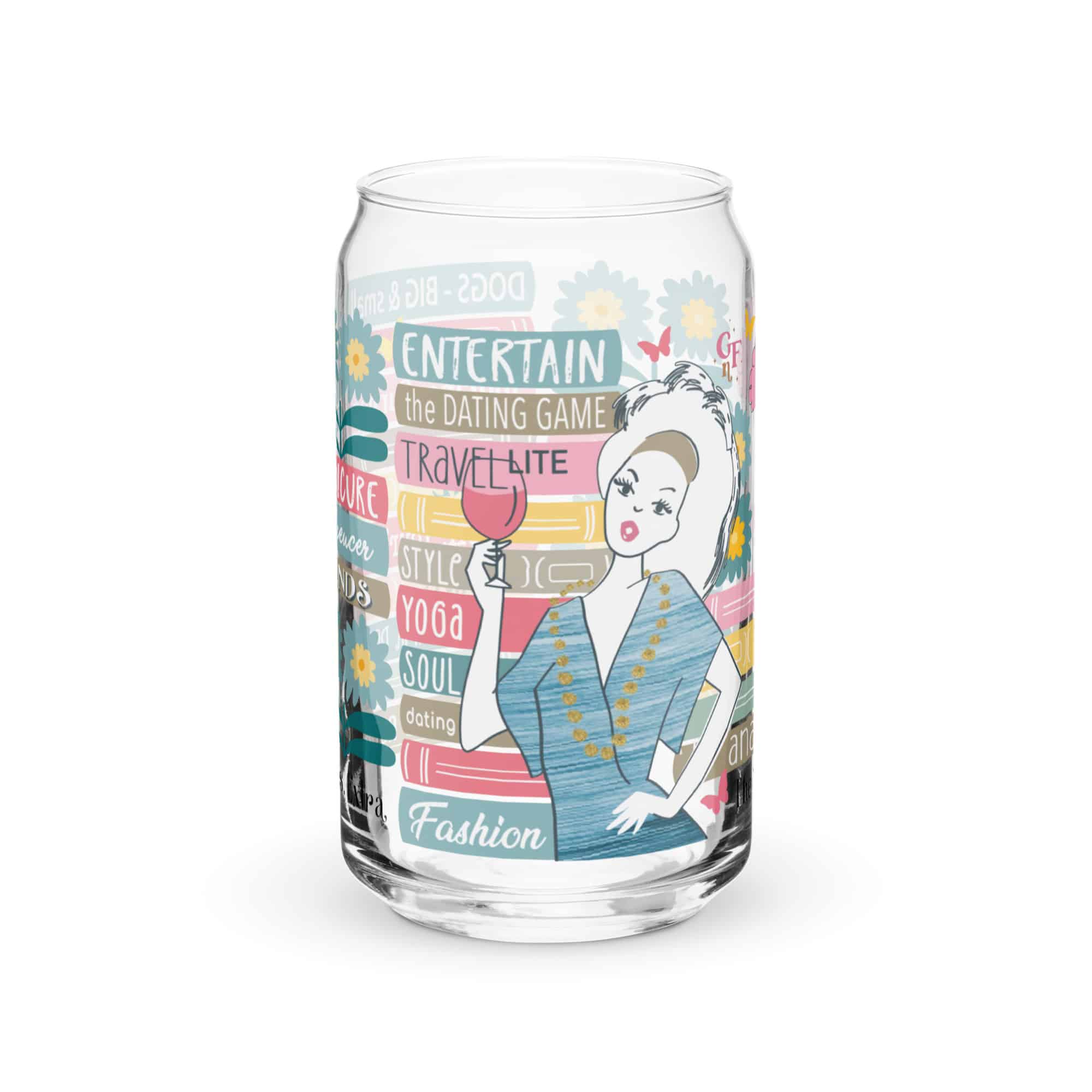 Ms. Extra Can-Shaped Glass