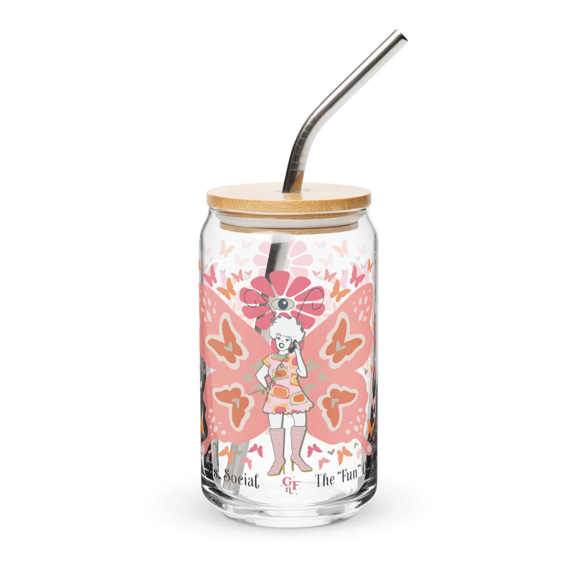 Ms. Social Can-Shaped Glass - Image 2