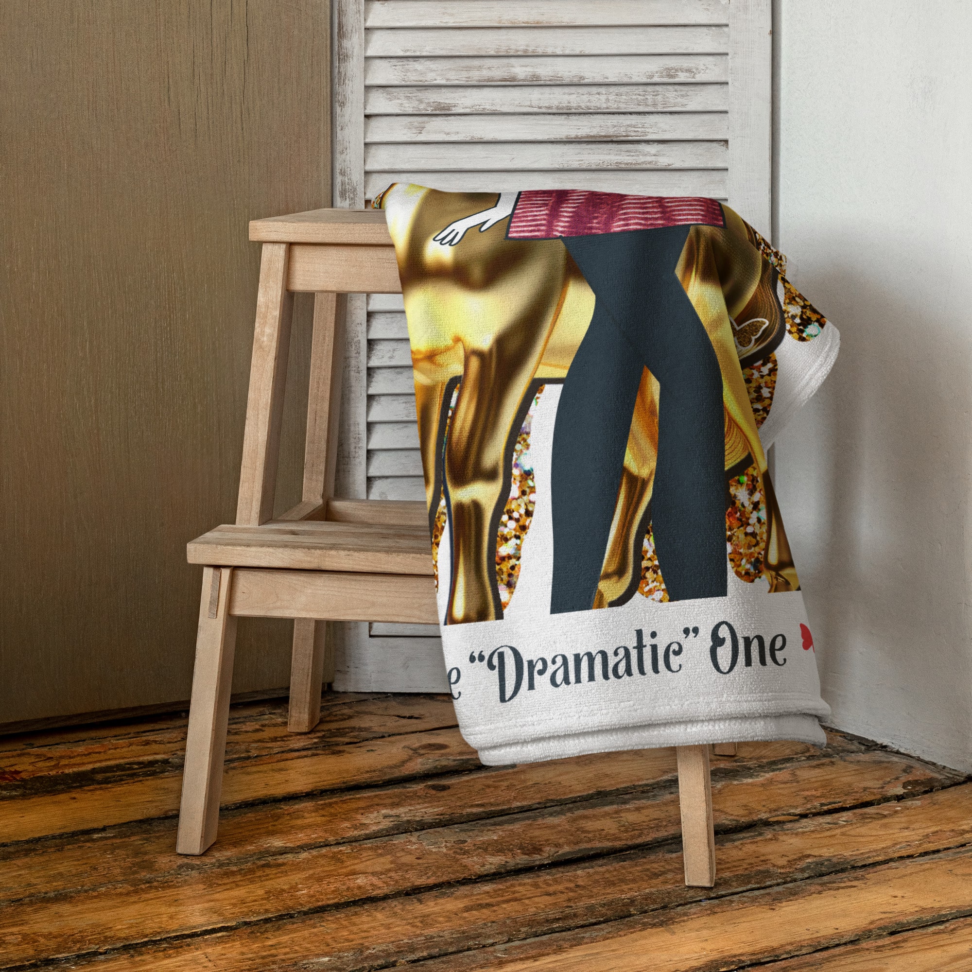 graphic-beach-towel-front-stool-ms-high-maitenance.jpg