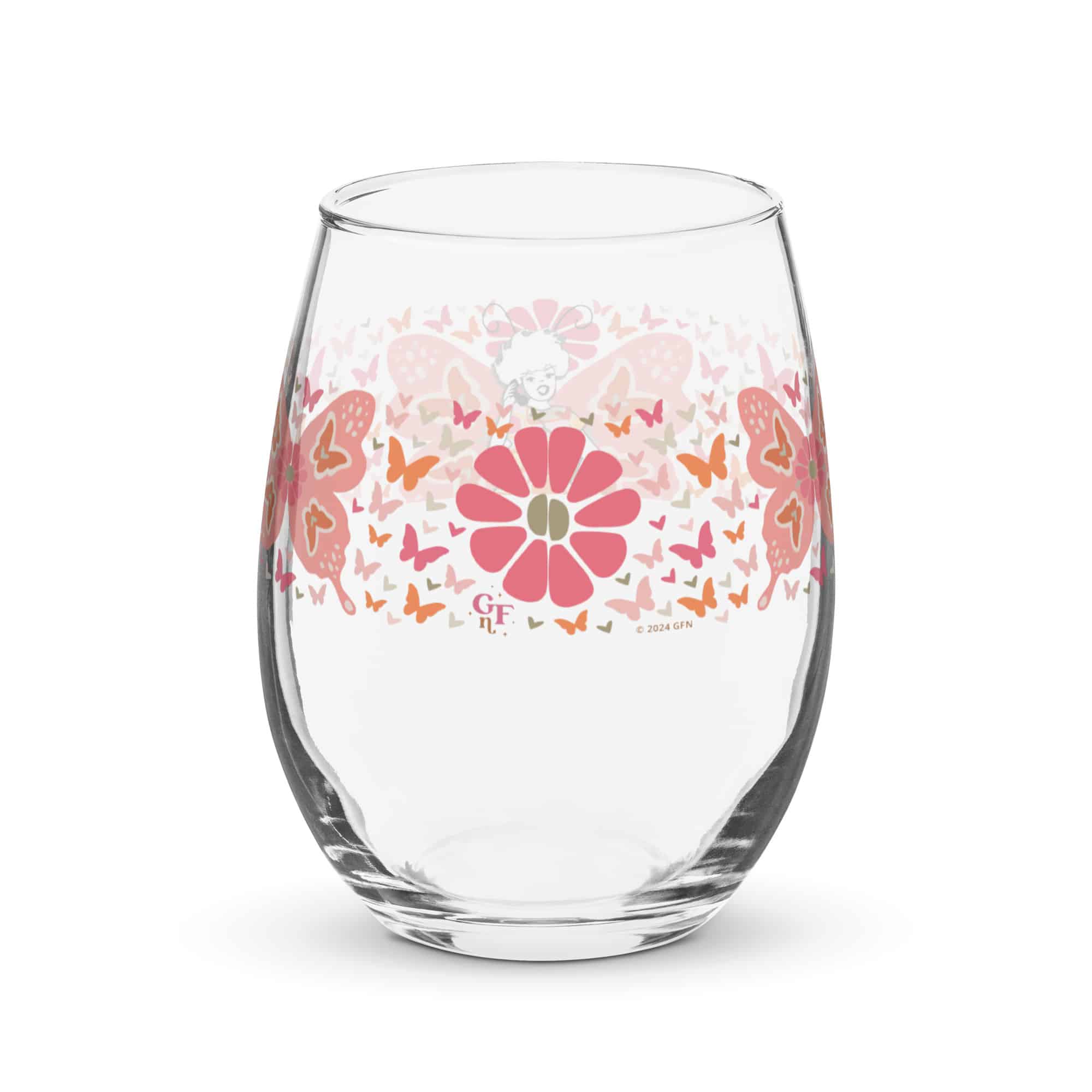 Ms. Social Stemless Wine Glass - Image 2