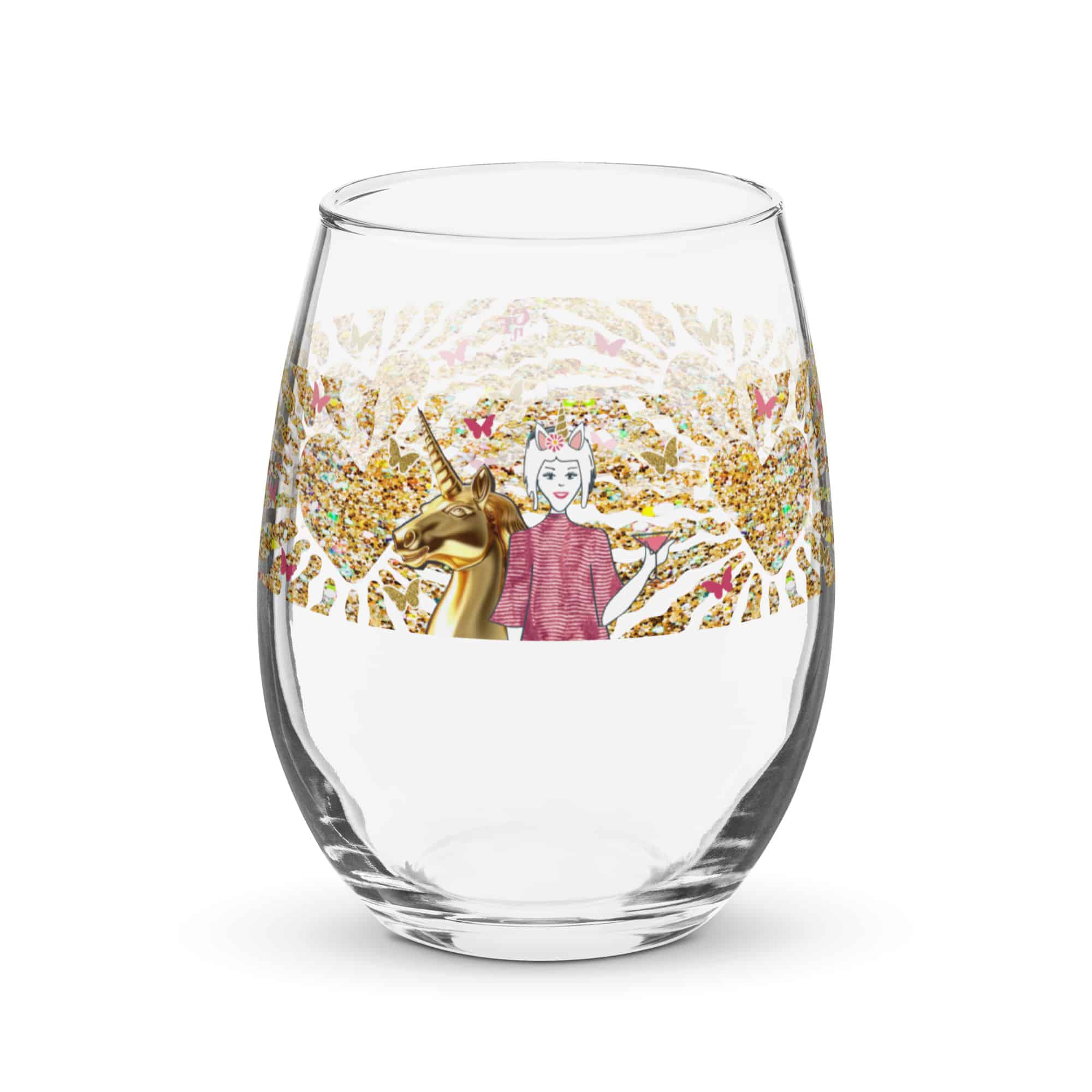 Ms. High Maintenance Stemless Wine Glass