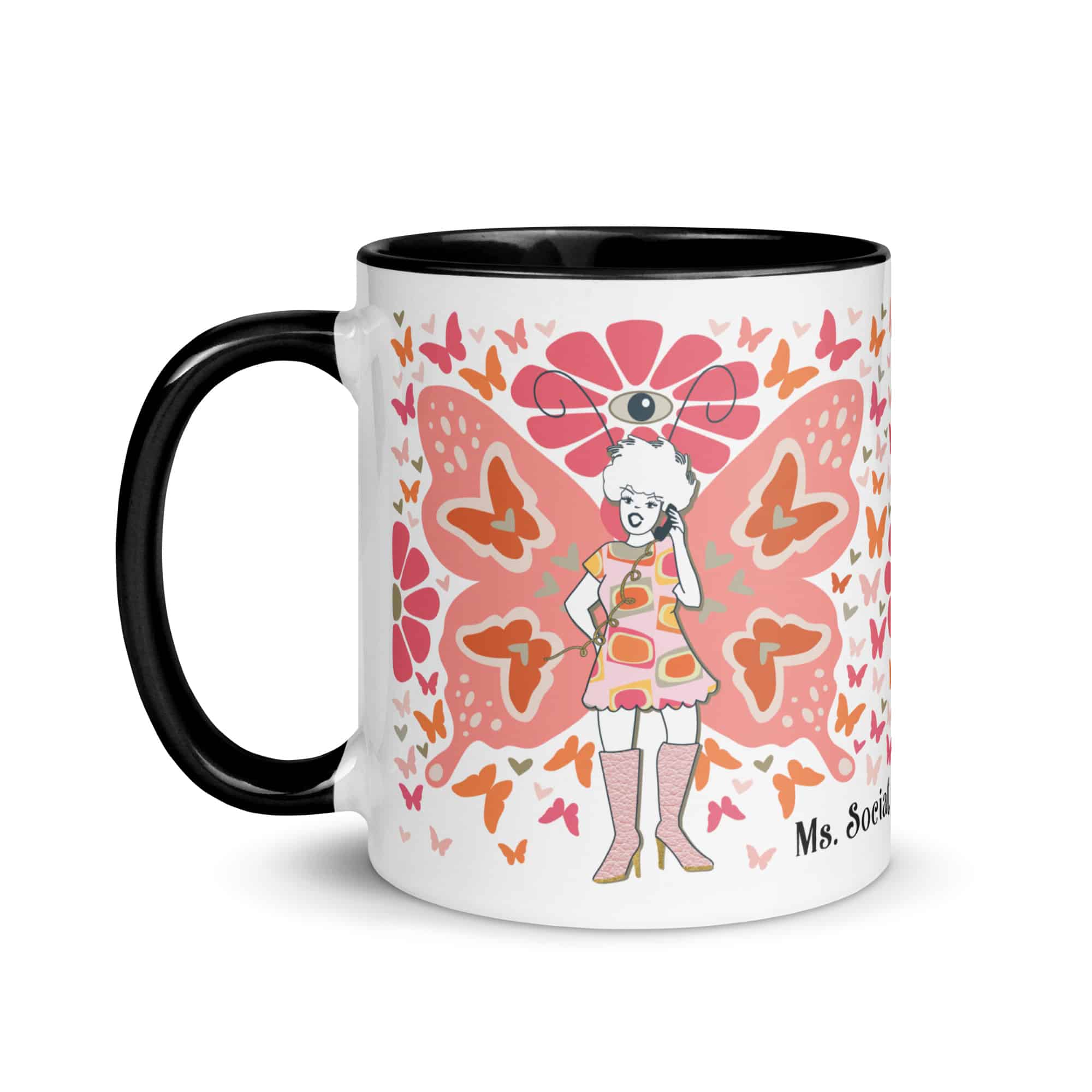 Ms. Social - Color Splash Mug - 11oz - Image 3