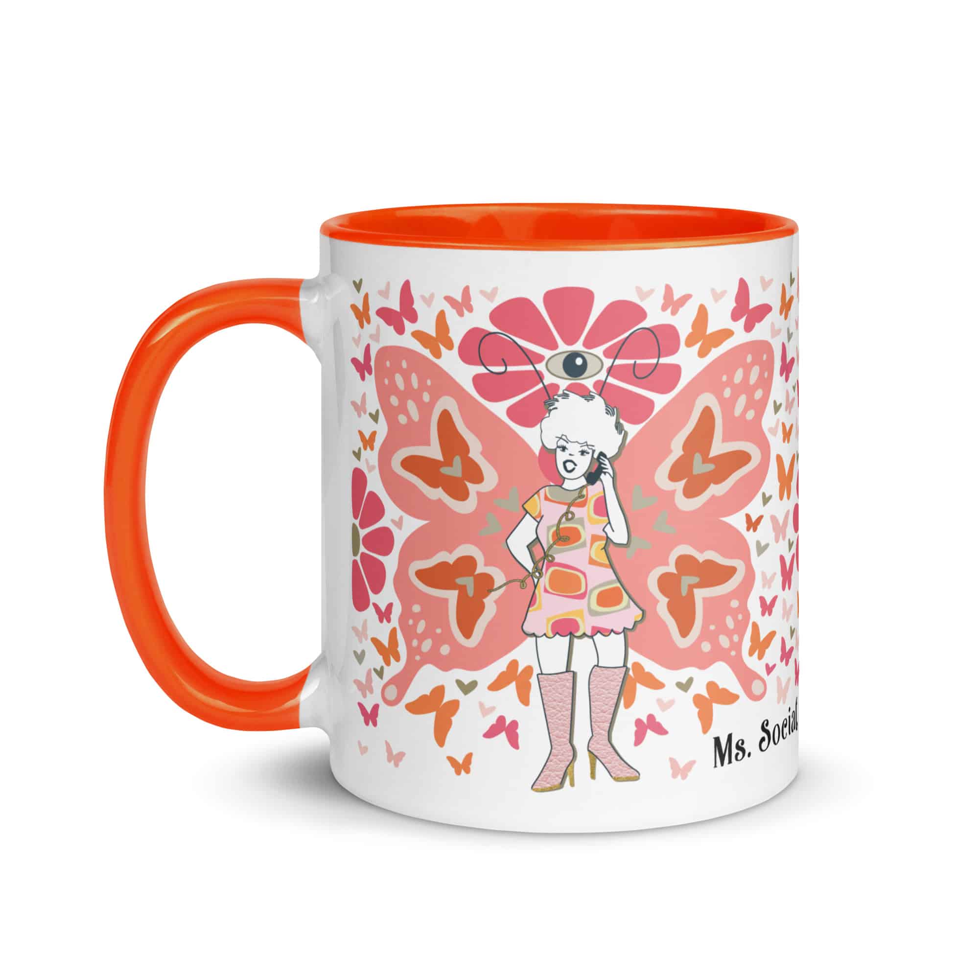 Ms. Social - Color Splash Mug - 11oz - Image 6