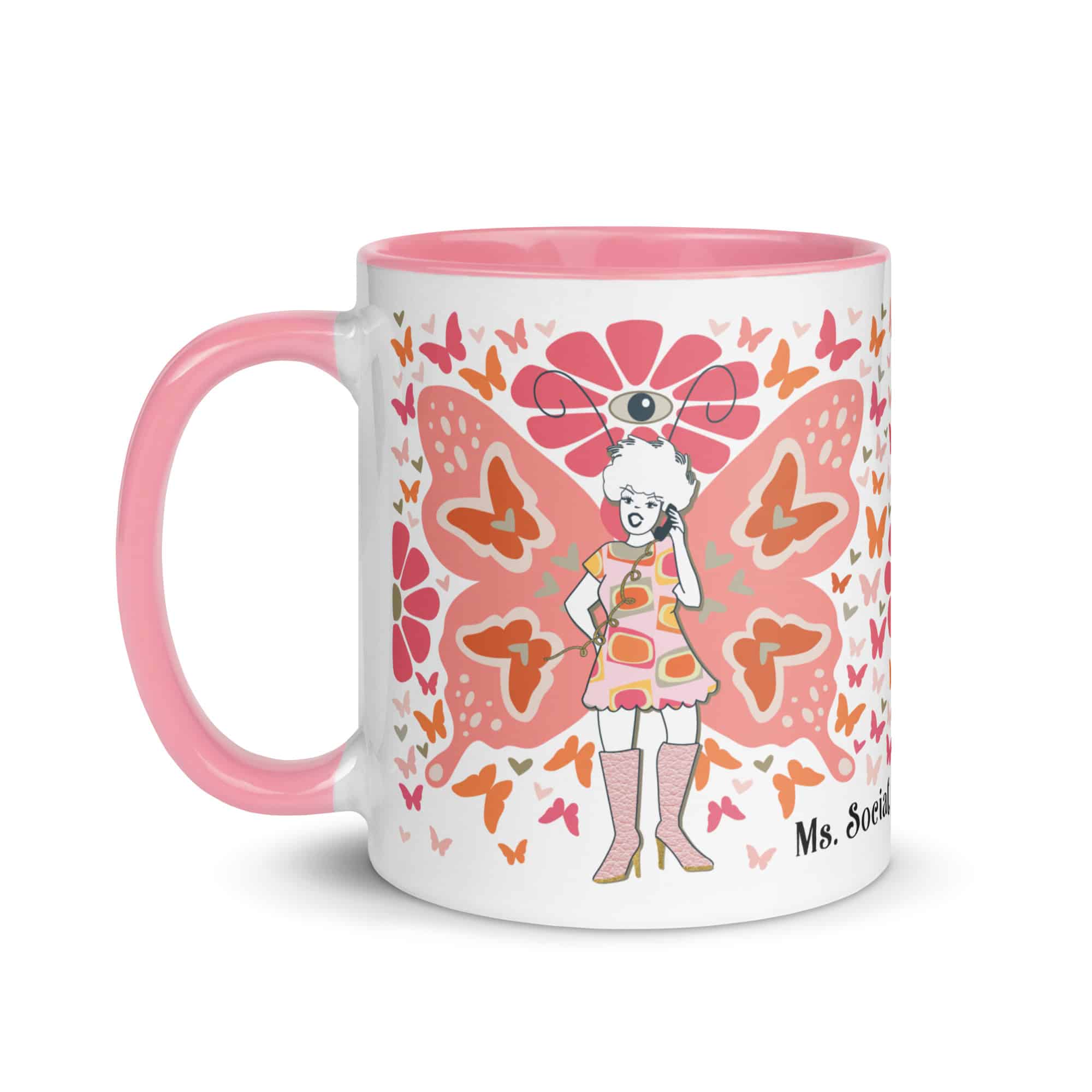 Ms. Social - Color Splash Mug - 11oz - Image 9