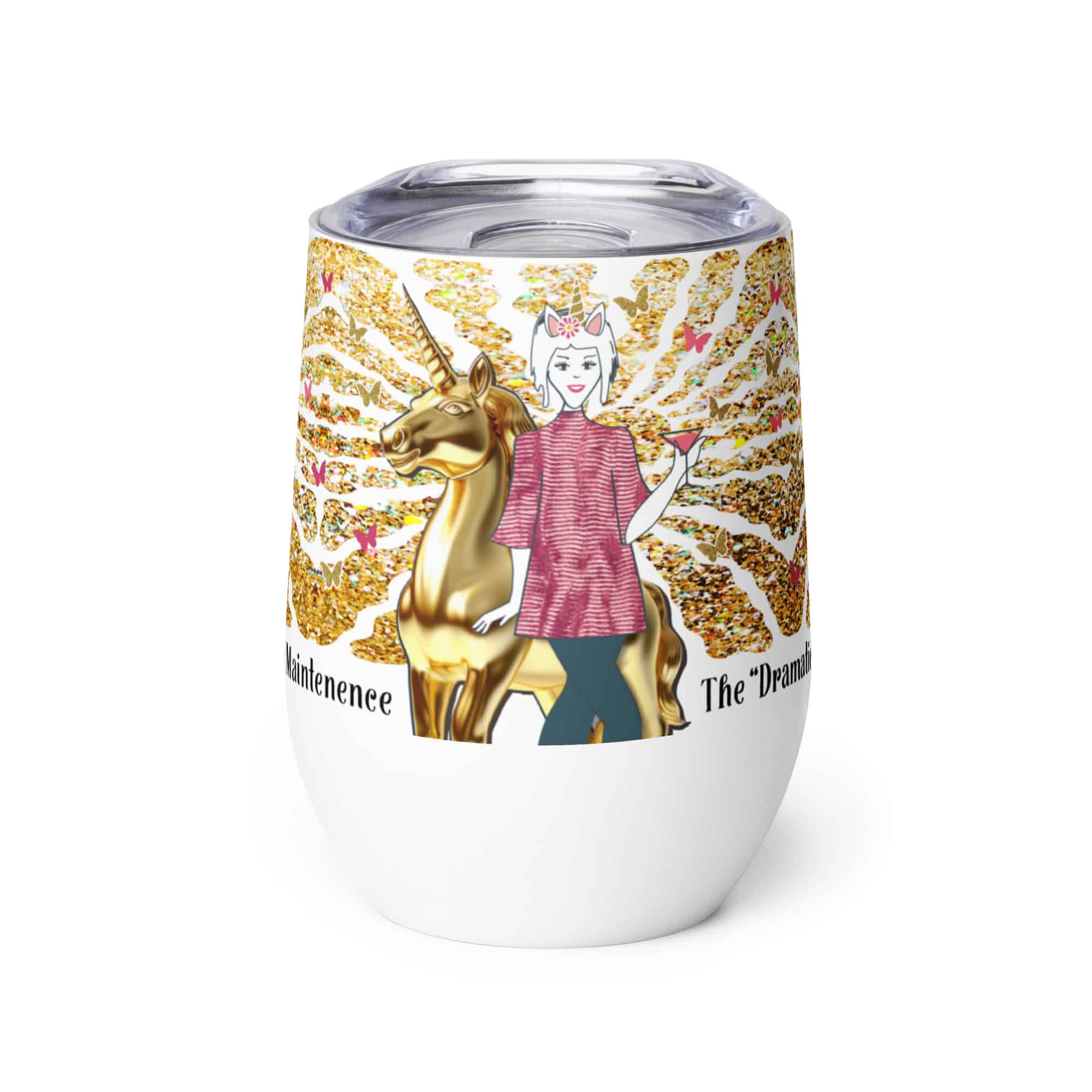 Ms. High Maintenance Wine Tumbler