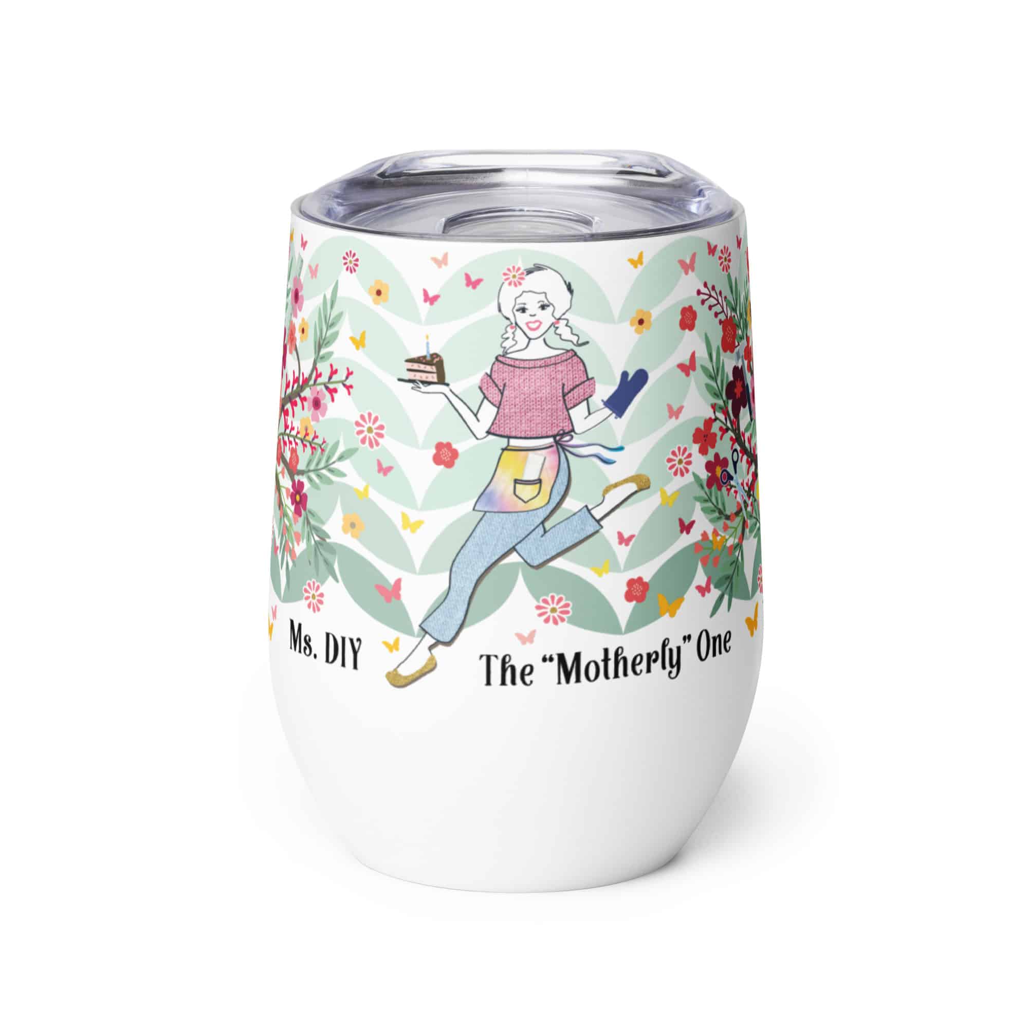Ms. DIY Wine Tumbler