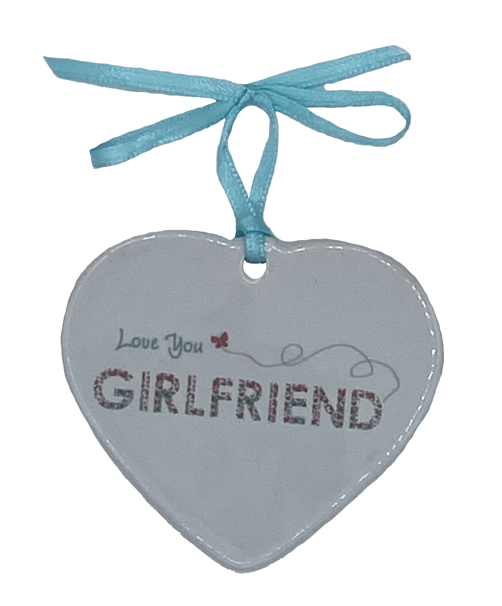 Girlfriend ceramic Christmas Ornament