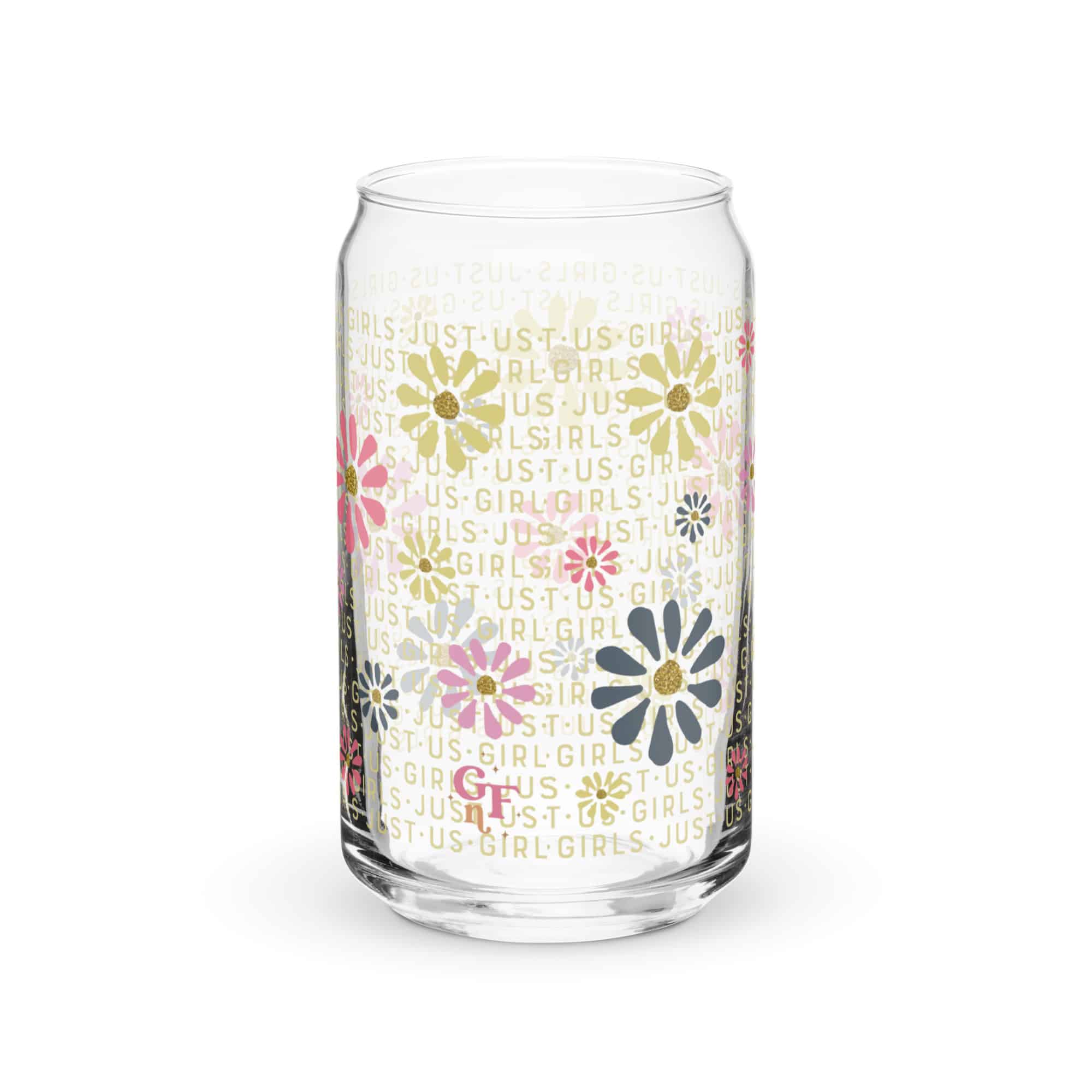 Far Out & Fabulous Can-shaped Glass Dancing Daises - Gold - 2 Options - Image 6