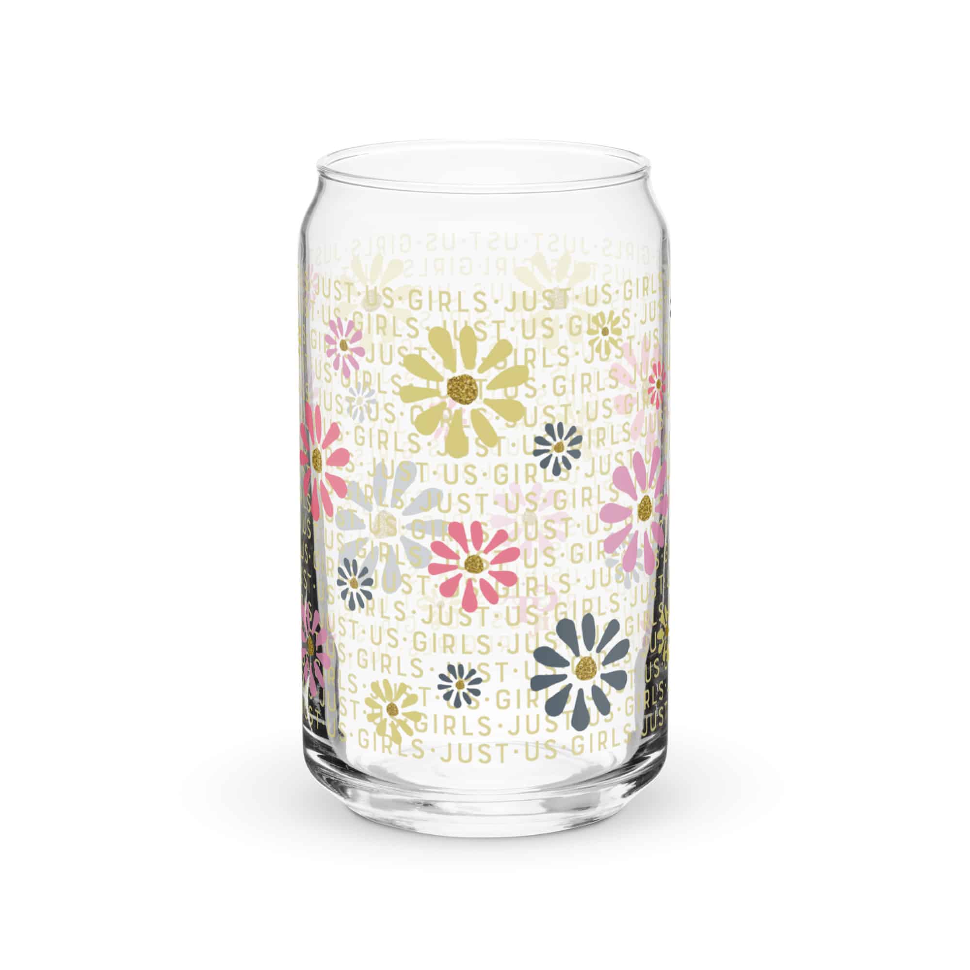 Far Out & Fabulous Can-shaped Glass Dancing Daises - Gold - 2 Options - Image 5