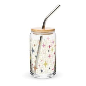 Far Out & Fabulous Can-shaped Glass Sparkles Galore - Gold - 2 Options