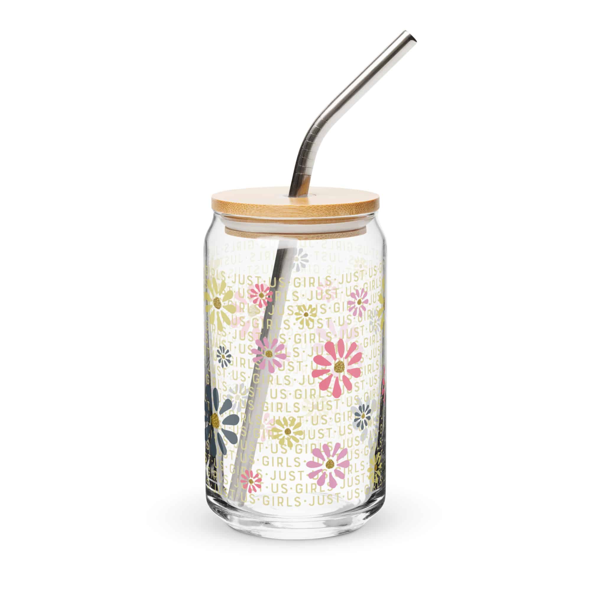 Far Out & Fabulous Can-shaped Glass Dancing Daises - Gold - 2 Options - Image 4